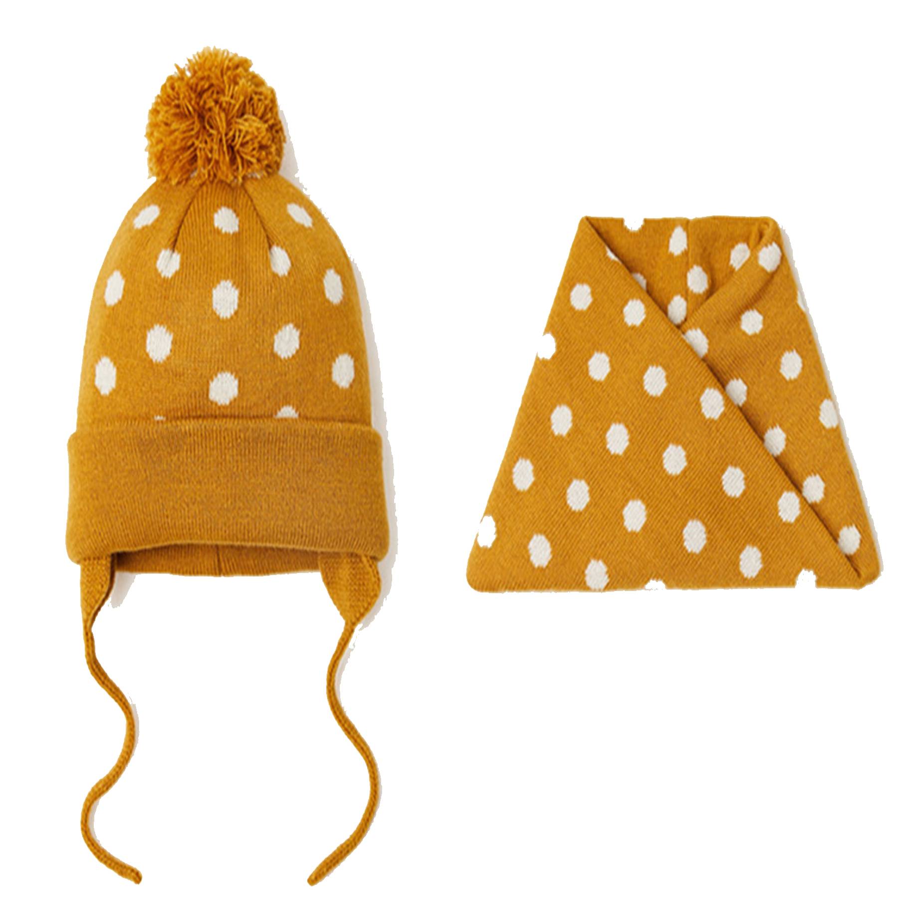 Winter Warm Knitted Baby Hat Scarf Set 2