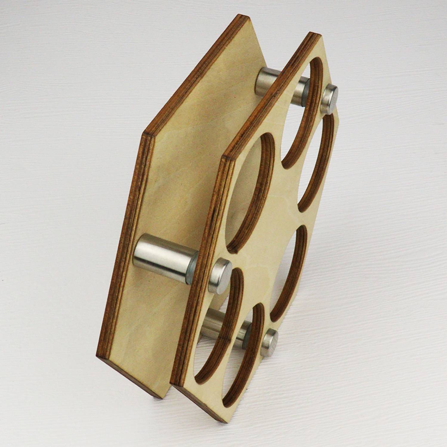 Wooden Hexagon Golf Ball Display Holder 5