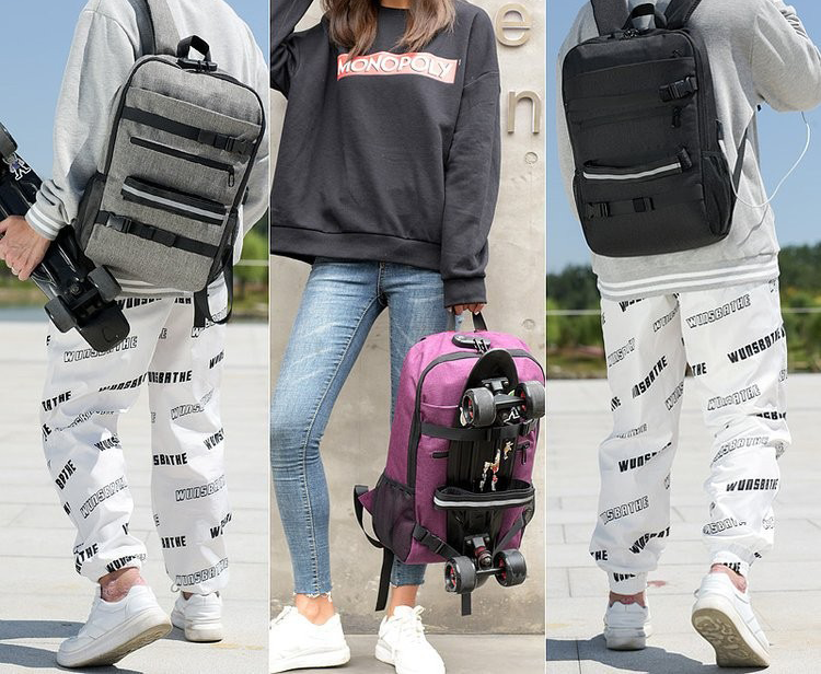 Water Resistant Canvas Backpack with Anti-Theft Lock 6