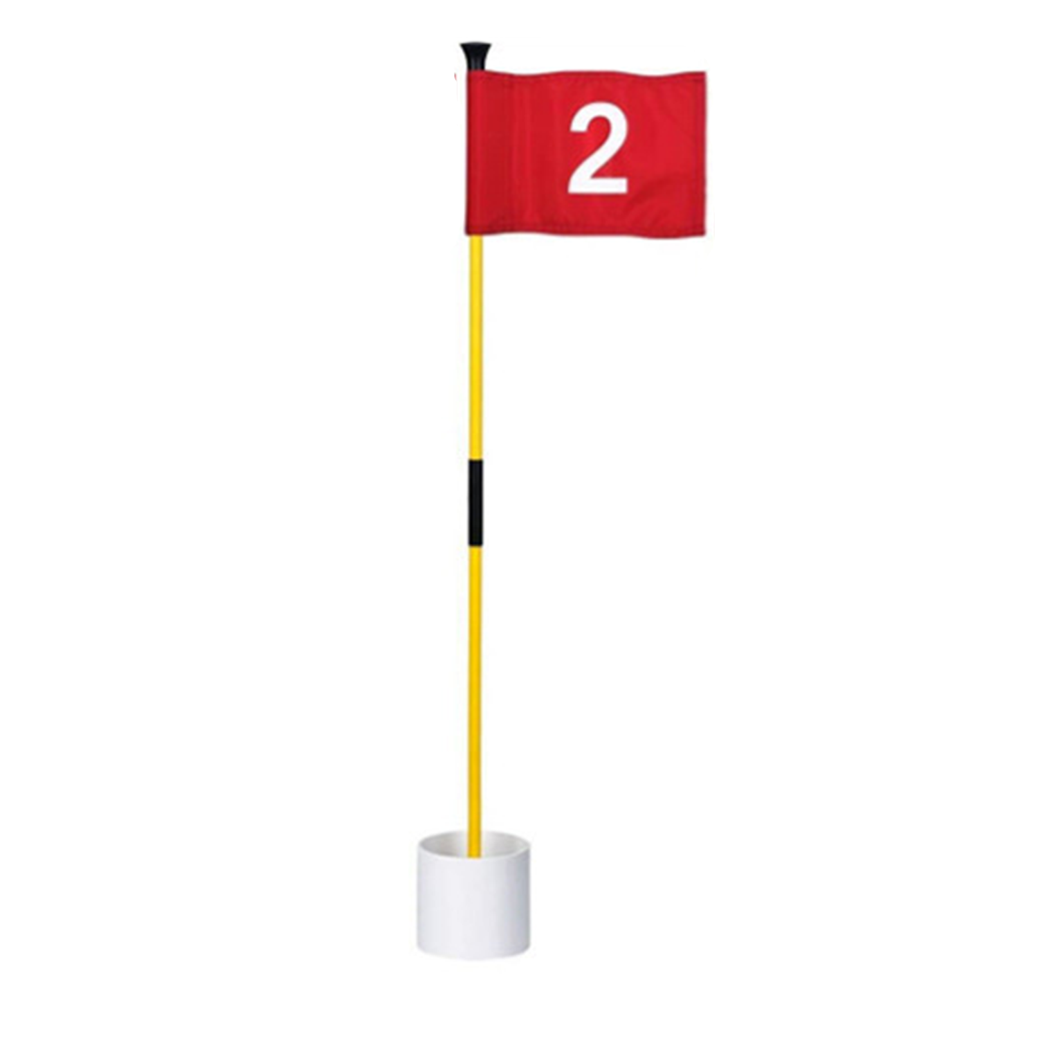 Golf Training Aid Putting Flag Hole Cup Set 4