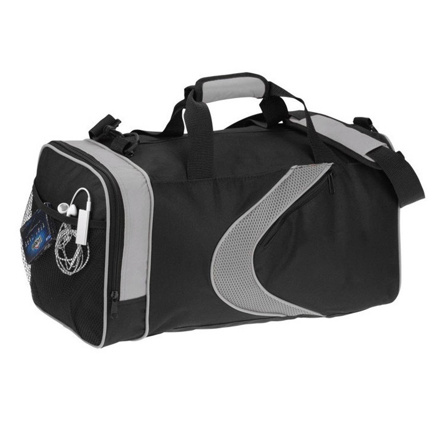 Two-Tone Polyester Wet Dry Separation Sports Duffel Bag 6