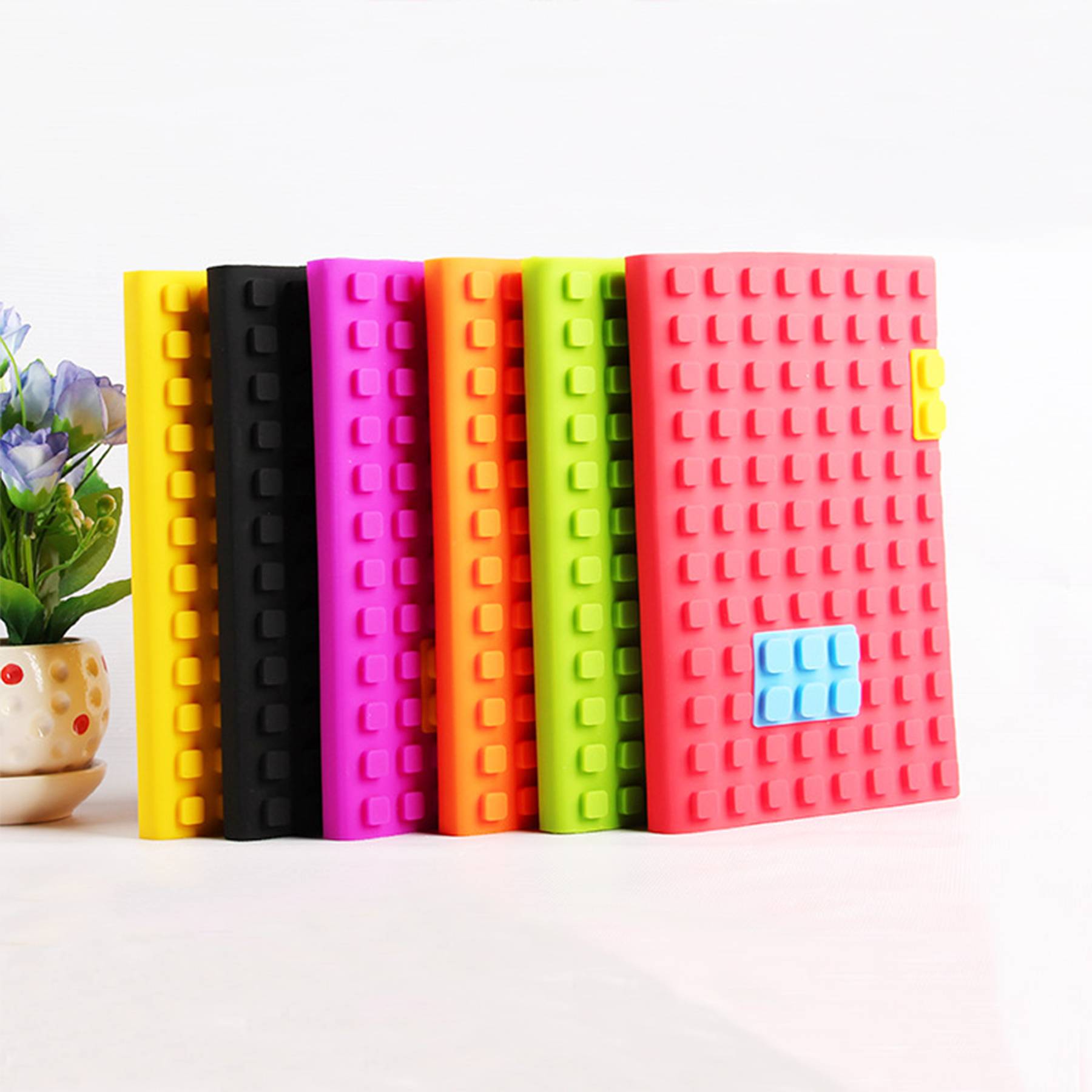 Silicone Printable Logo Building Block Gift Notebook 2
