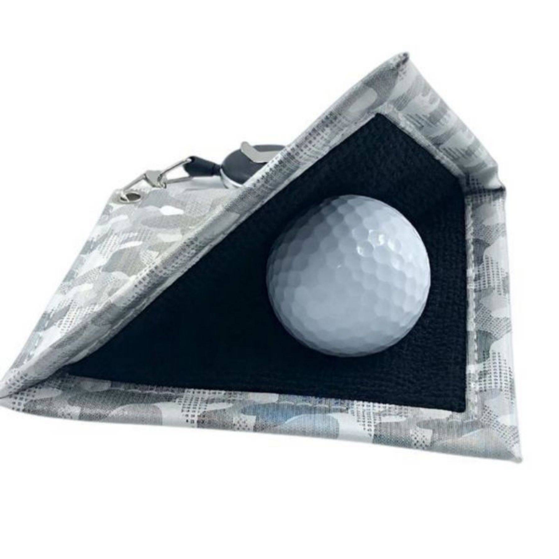 Golf Ball Cleaner/Washer Towel With Keychain 1