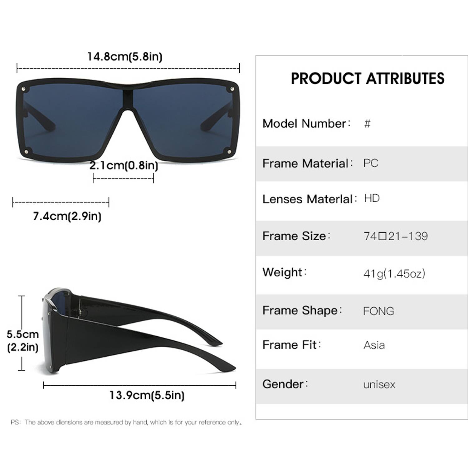 UV380 PC Sunglasses 6