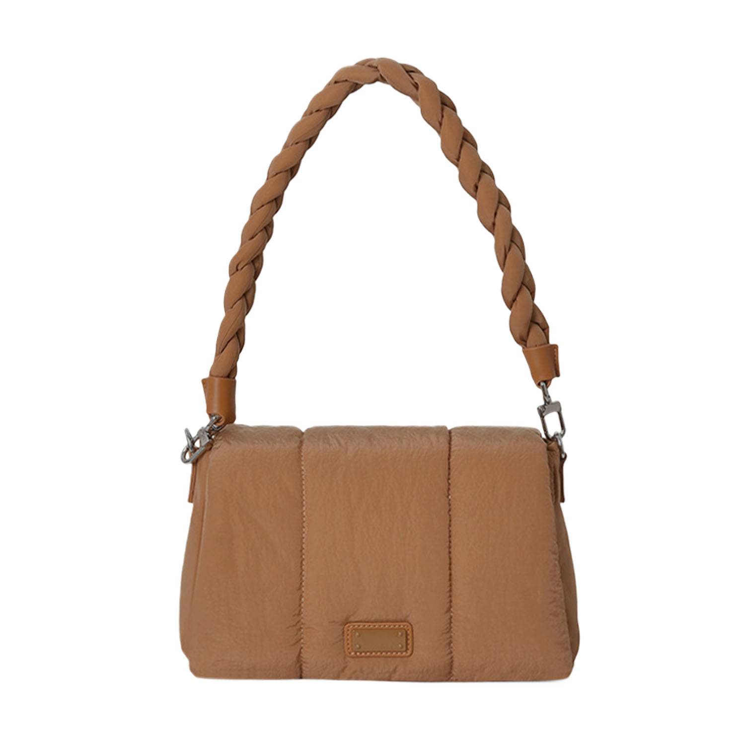 Lightweight Nylon Shoulder Bag w/ Detachable Strap 2