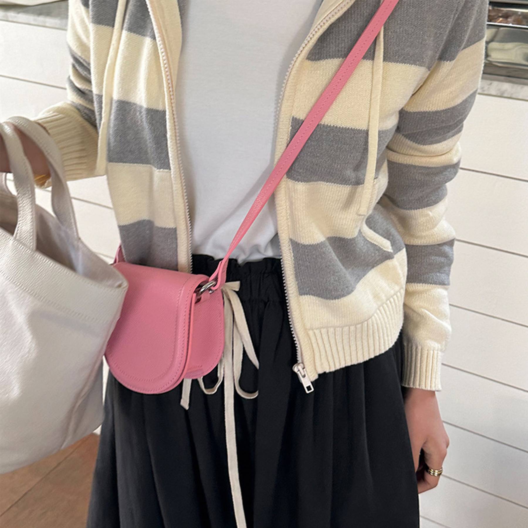 Genuine Leather Mini cross-body handheld women's bag 6
