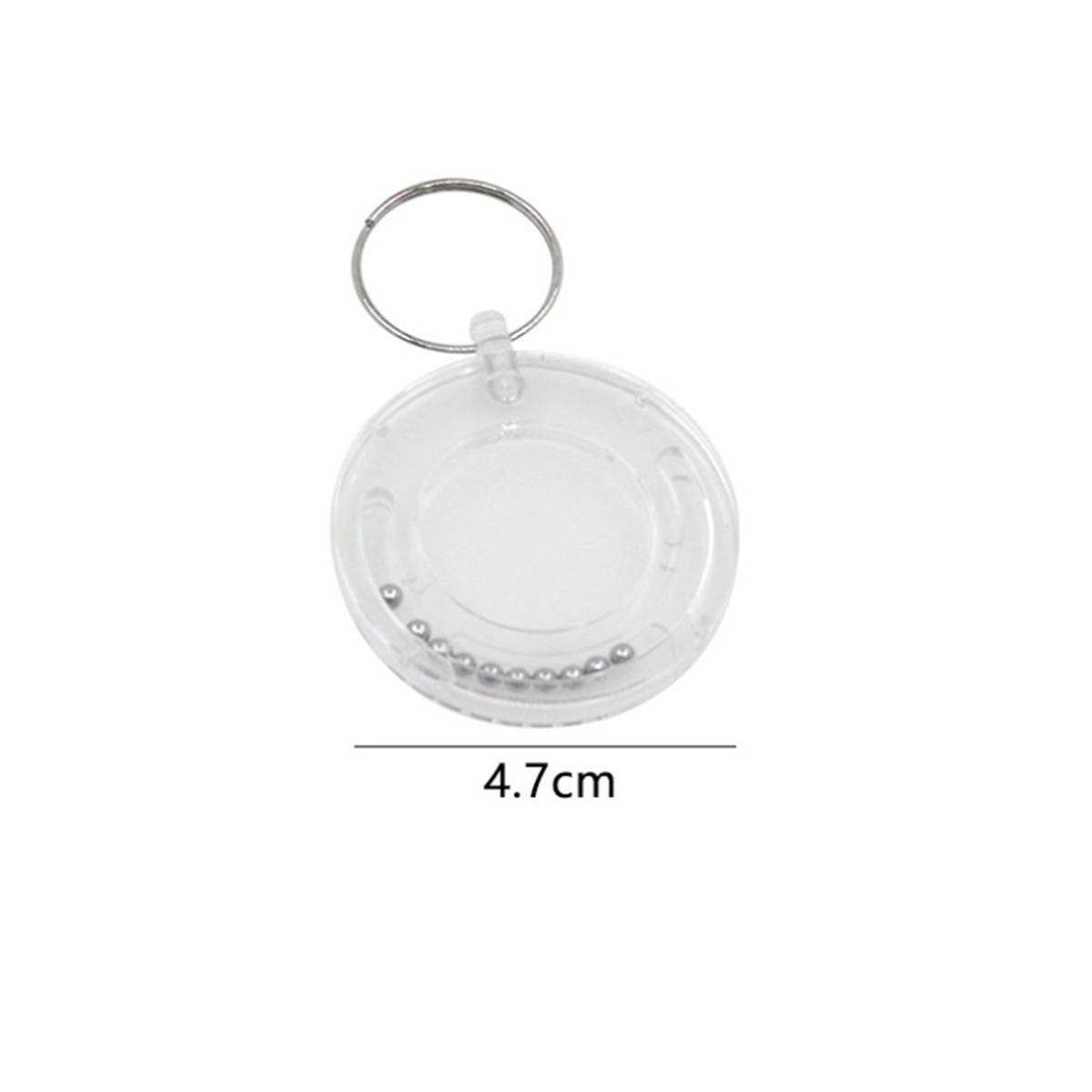 Plastic Puzzle Key Chain Ring 4