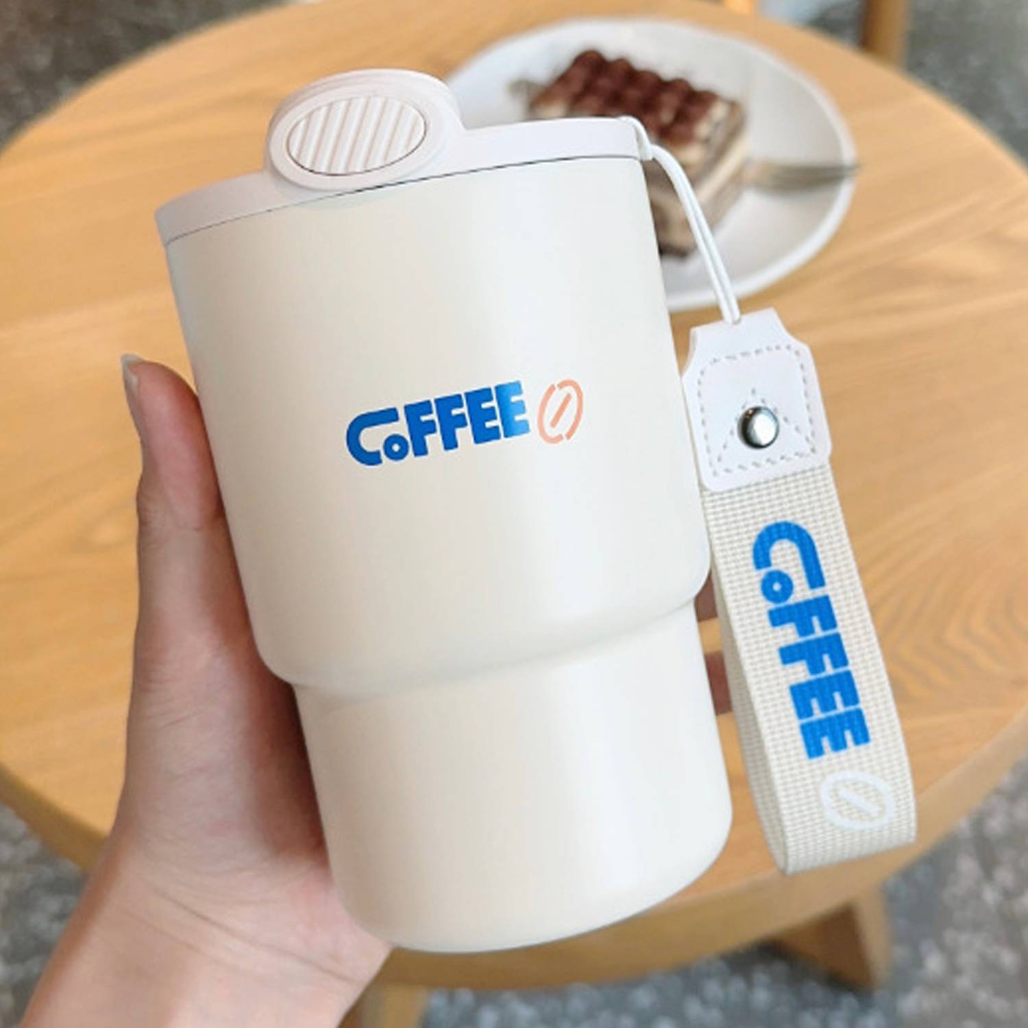 16.5oz (469 ml) Vacuum Insulated Mug with Straw 1