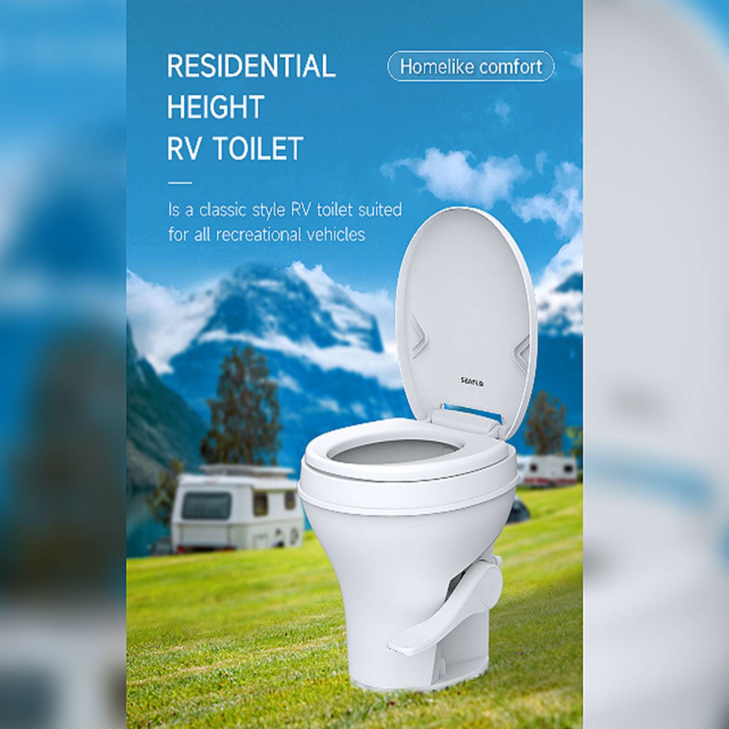 RV Flush Toilet 1