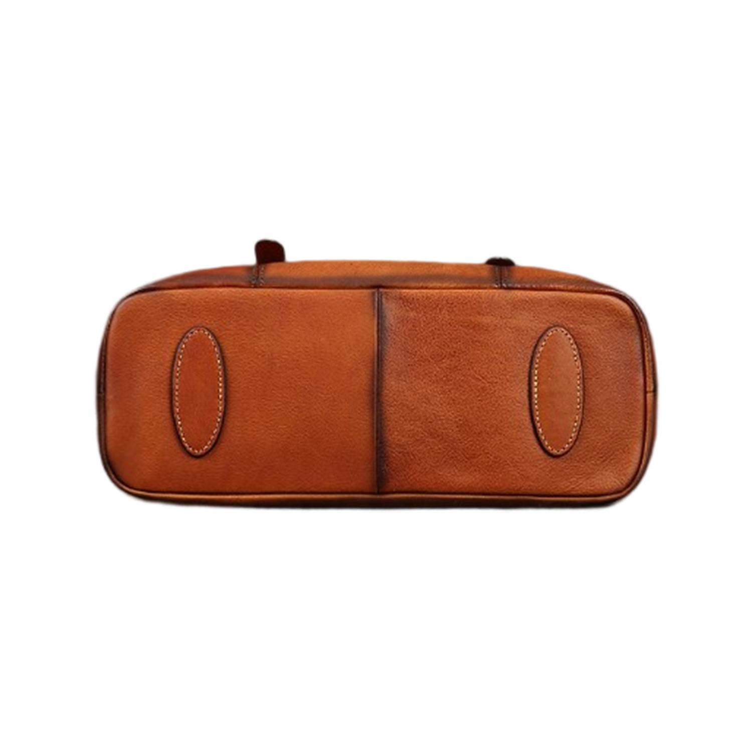 Genuine cowhide tote bag 6