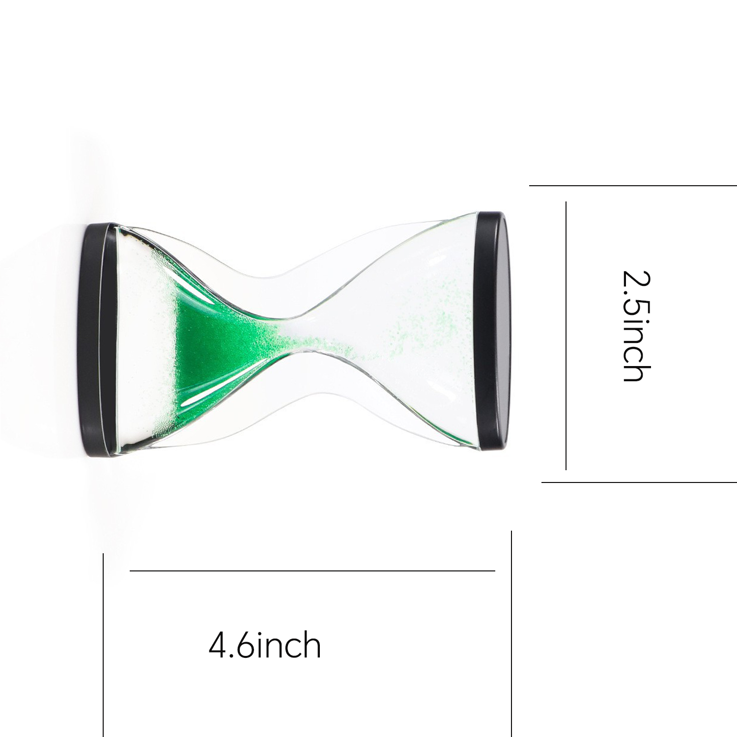 Upward Flow Liquid Hourglass Stress Relief Toy 3