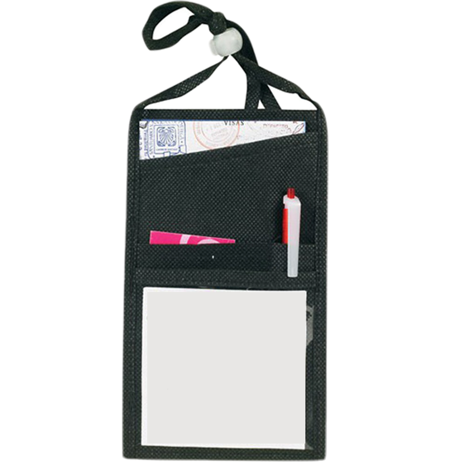 Nonwoven Adjustable Travel ID Holder Lanyard Card 3