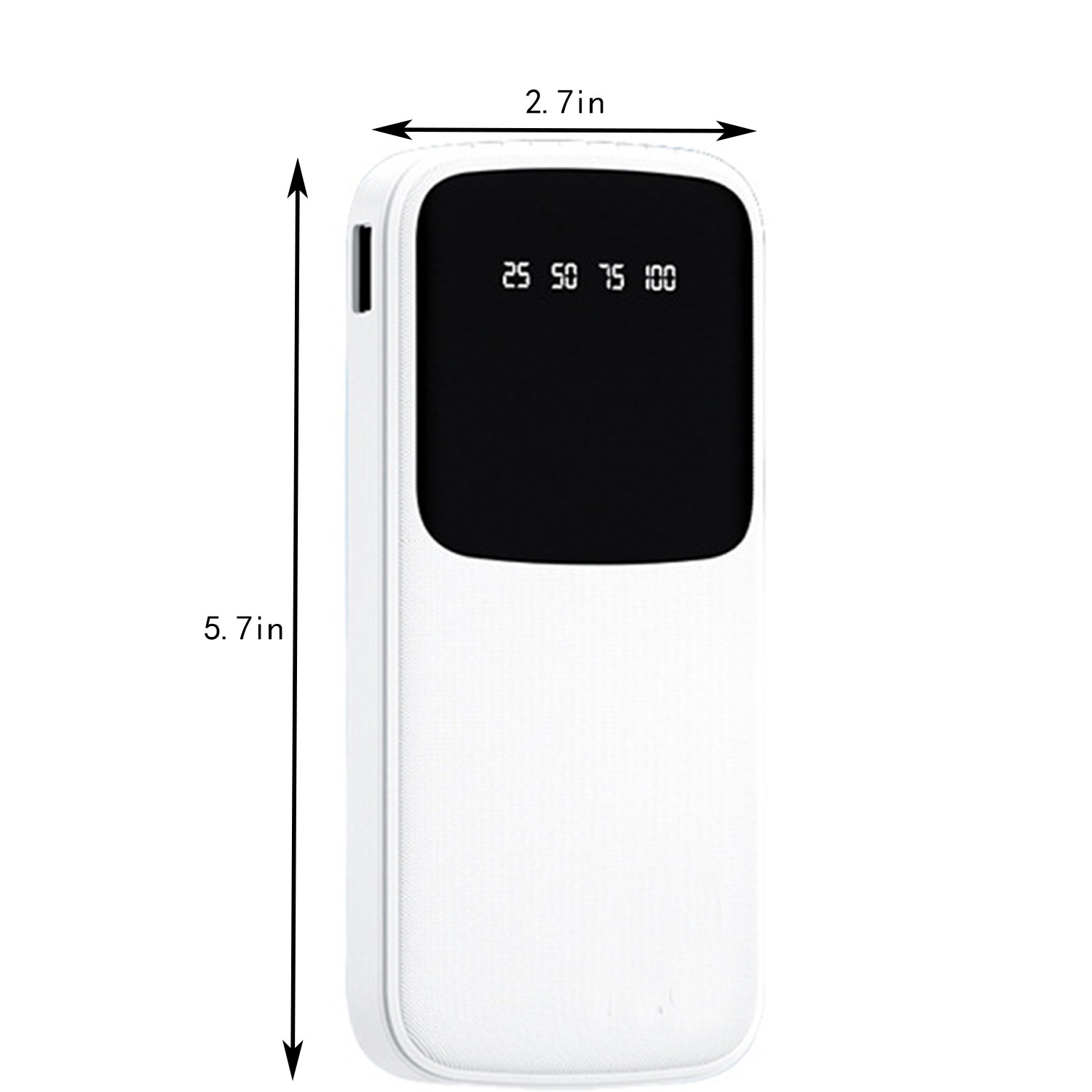 ABS 10000mAh Power Bank w/ Built-in 4 Cables 3