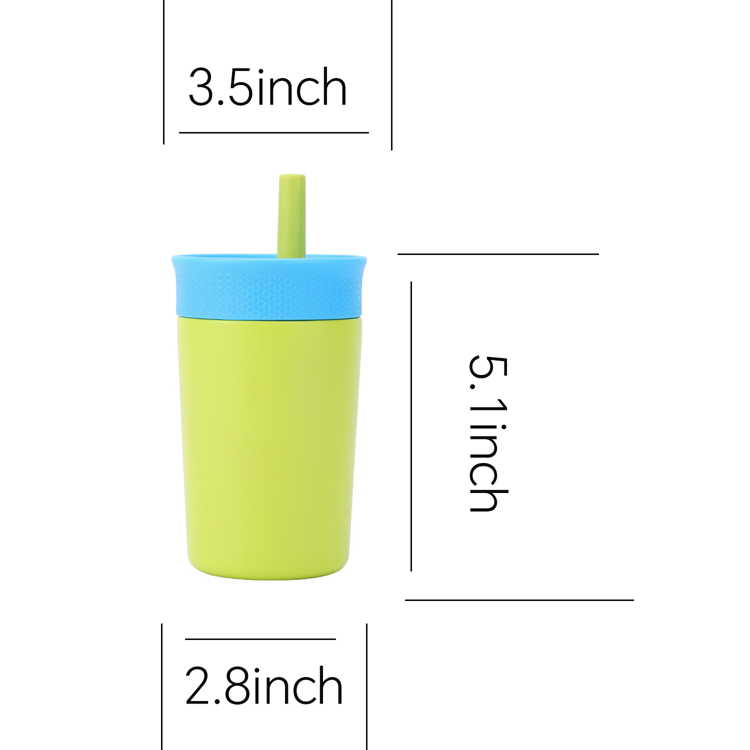 12oz Kids BPA Free Stainless Steel Insulated Tumbler w/Straw 17