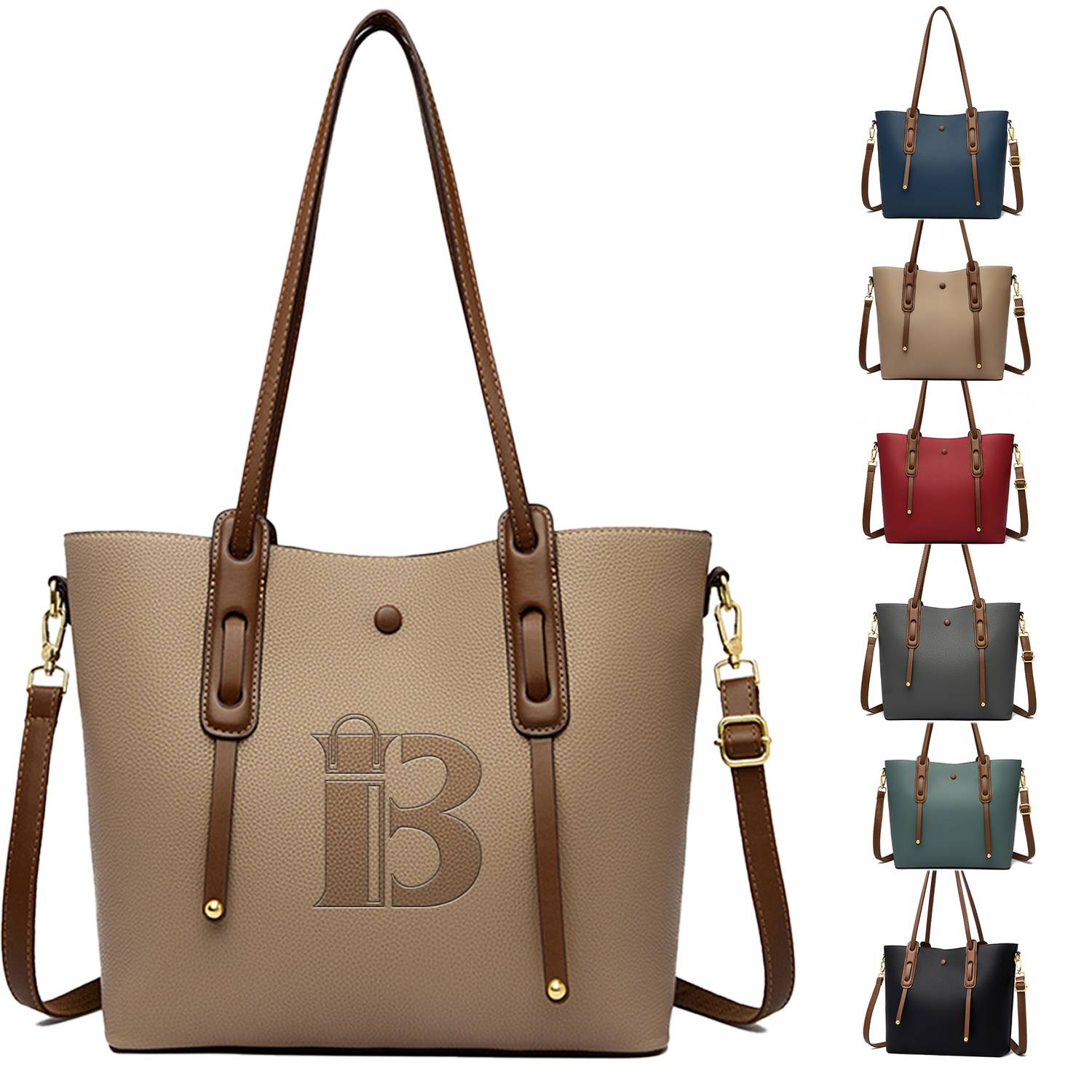 PU Leather Women Purses and Handbags Tote Shoulder Bag