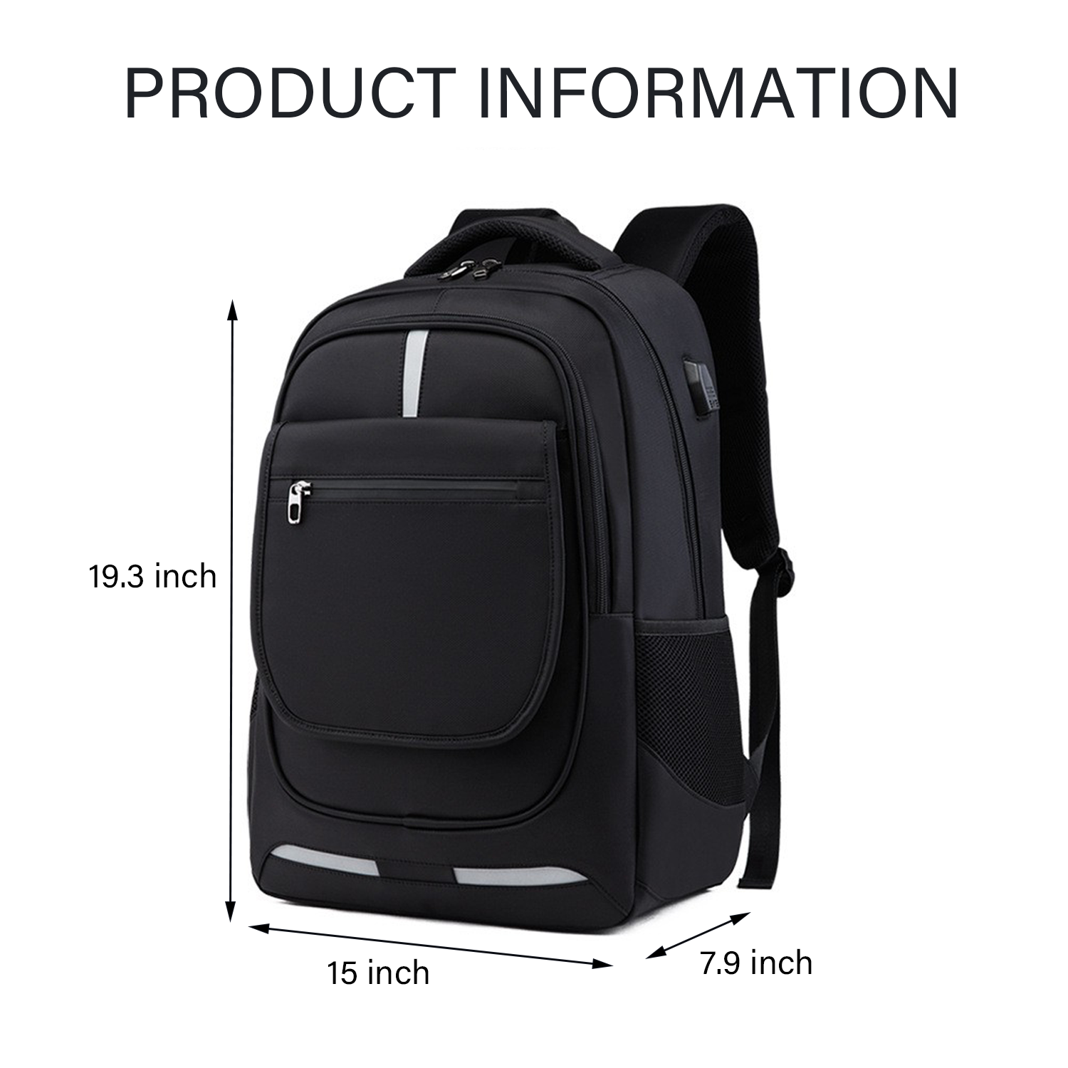 Slim Durable Canvas Laptop Backpack 2
