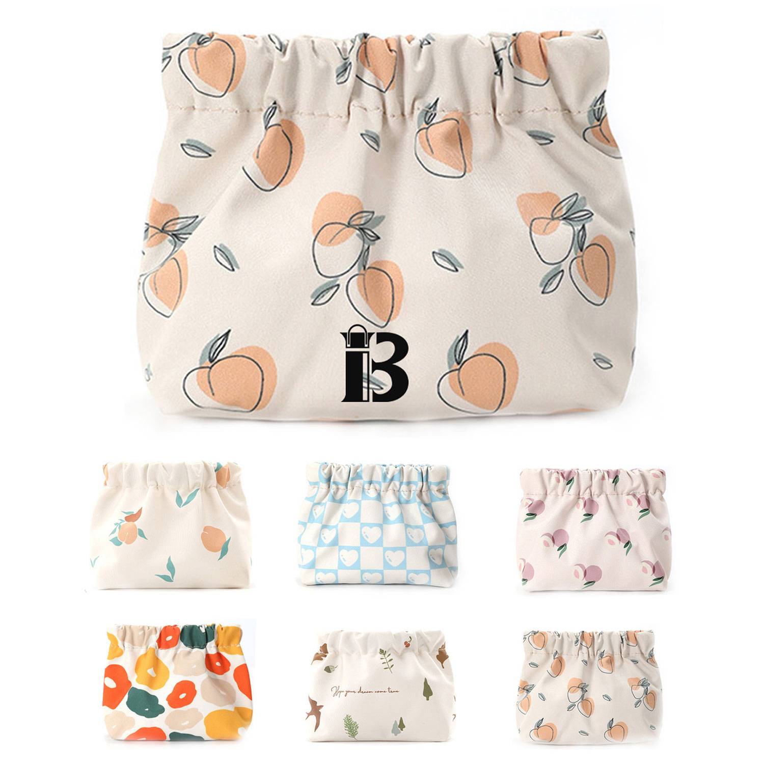 Portable Oxford Cosmetic Pouch for Travel Makeup Bag