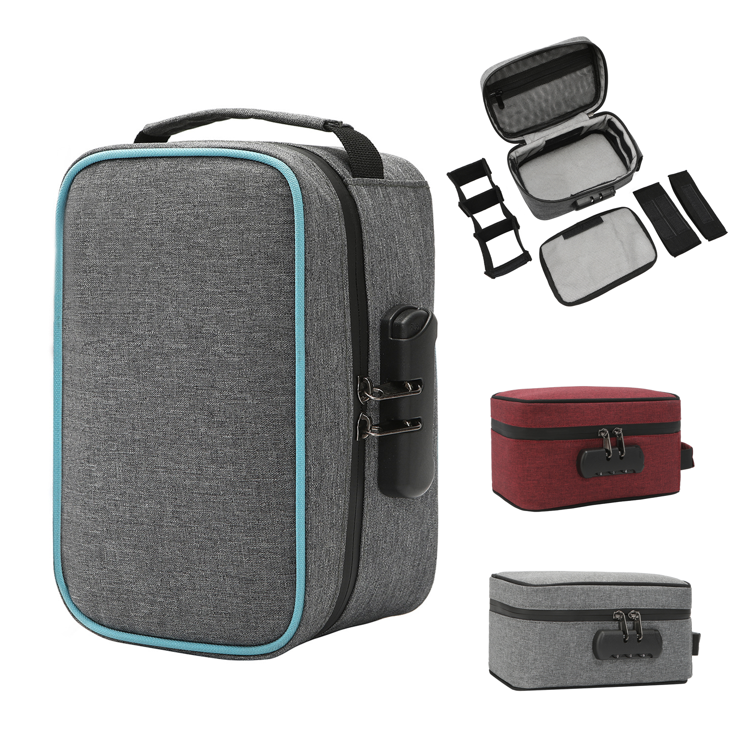 Smell Proof Storage Bag Handbag WIth Combination Lock 2