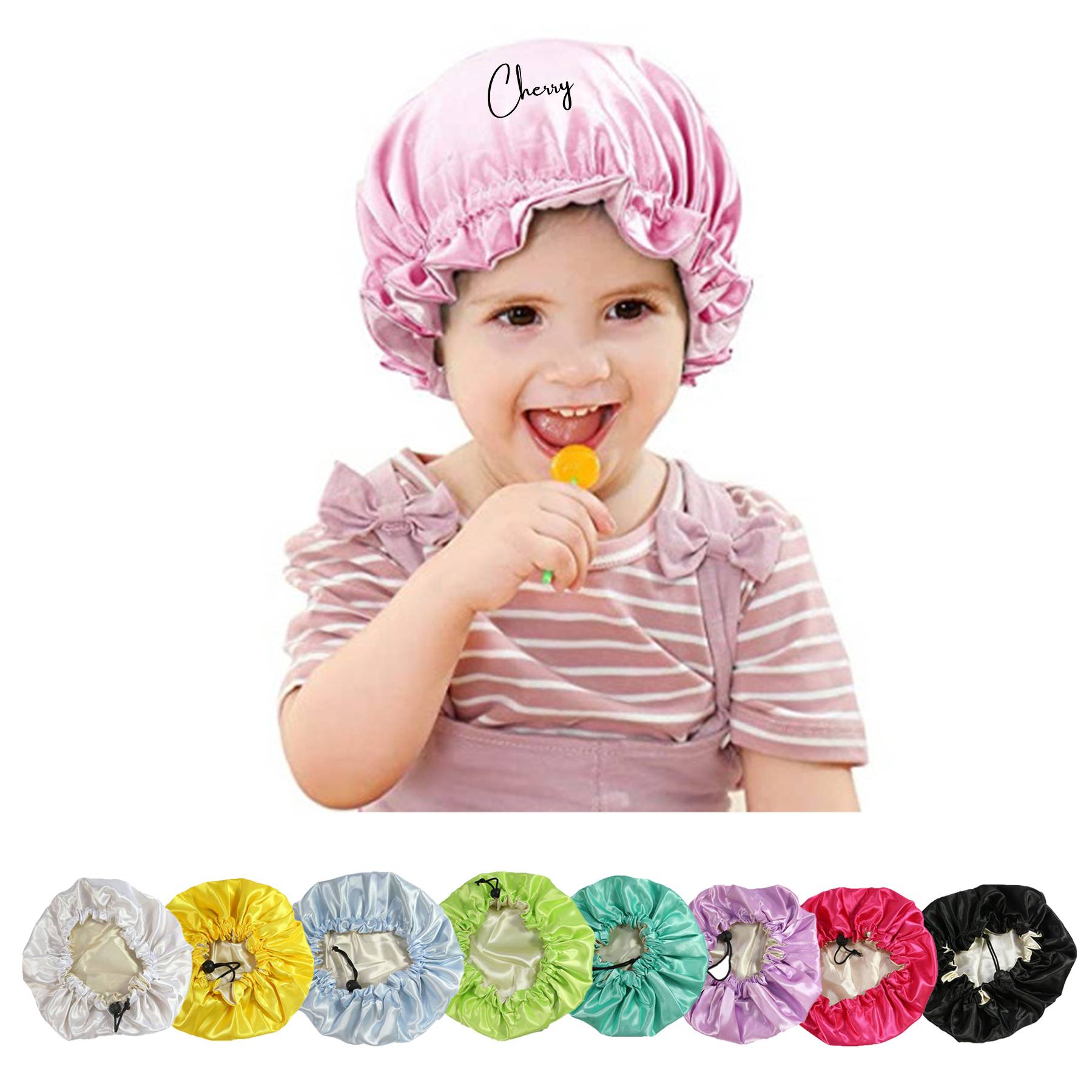 Children's Silk Satin Sleep Hat