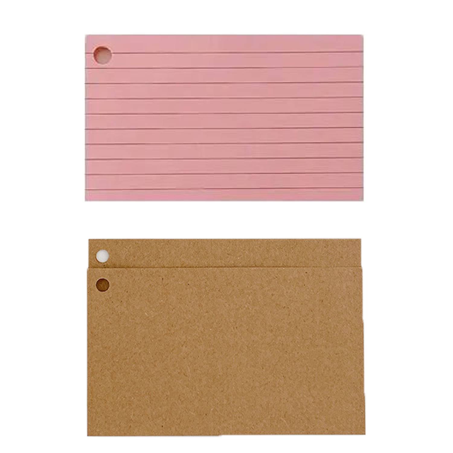 100PCS Double Sided Lined Index Notecards 6