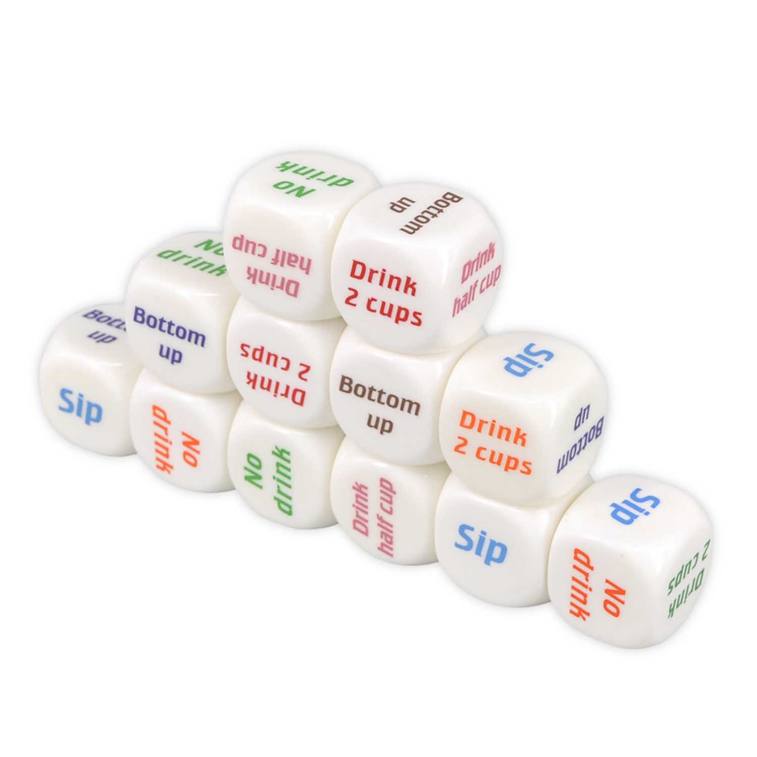 Custom Acrylic Drinking Game Dice 4