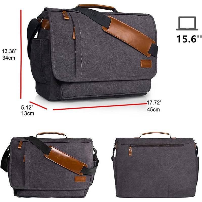 OXford Laptop 17-17.3 Inch ater-resistant Canvas Bag 2