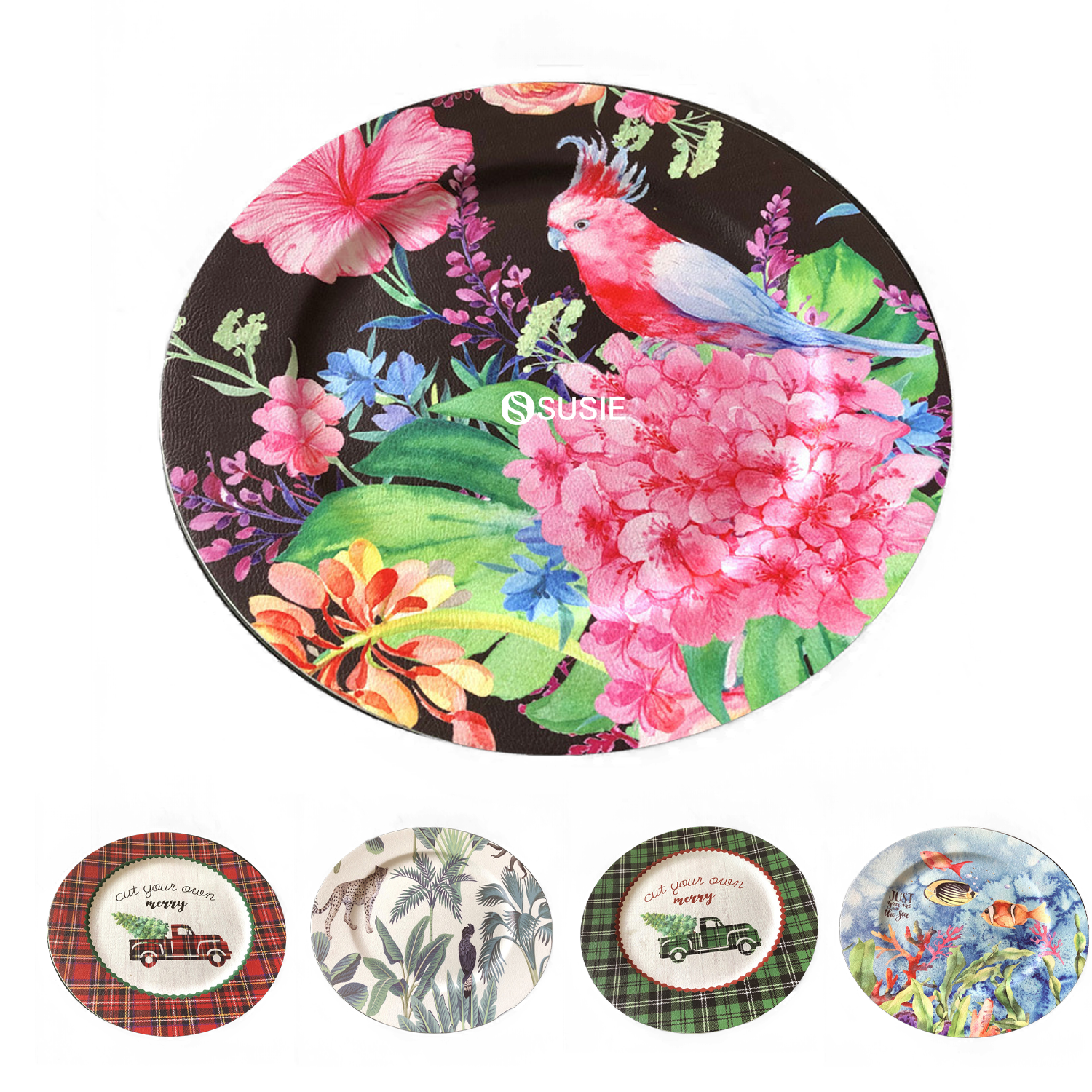 Round Dessert plates
