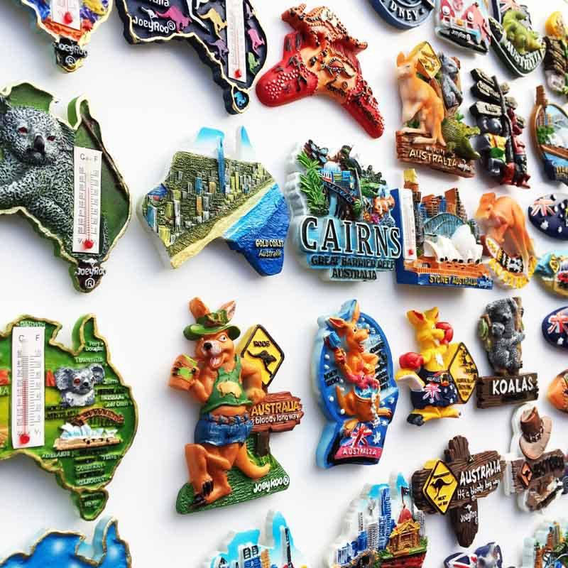Australia Map Travel Fridge Magnet 4