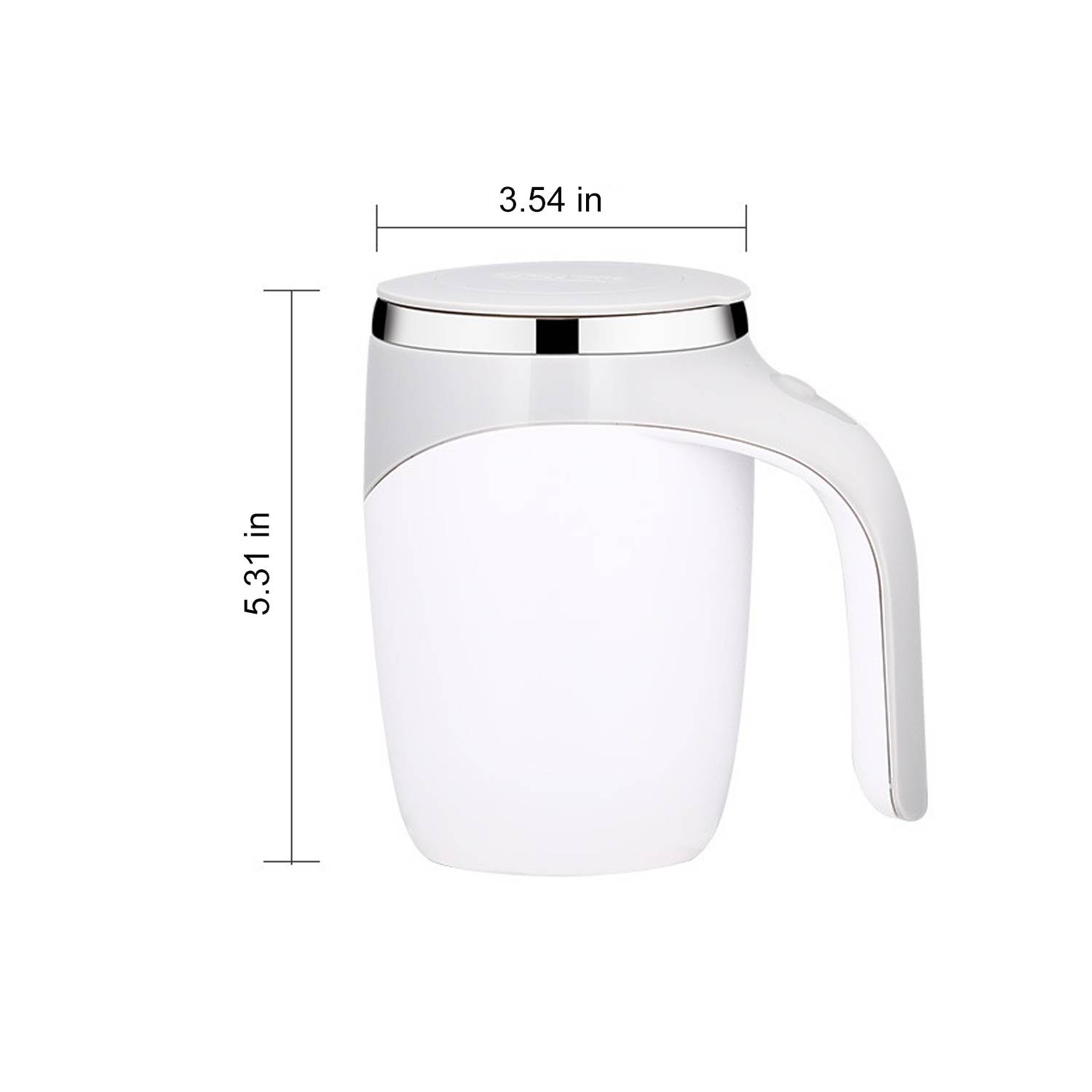 13oz Stainless Steel Self Stirring Coffee Mug 4