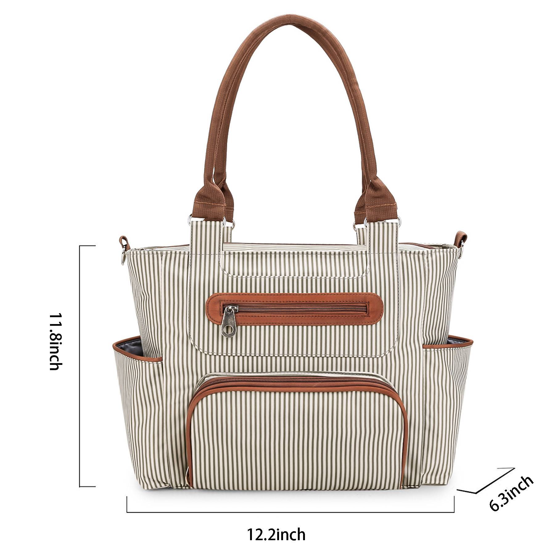 Polyester portable diaper tote bag set 7