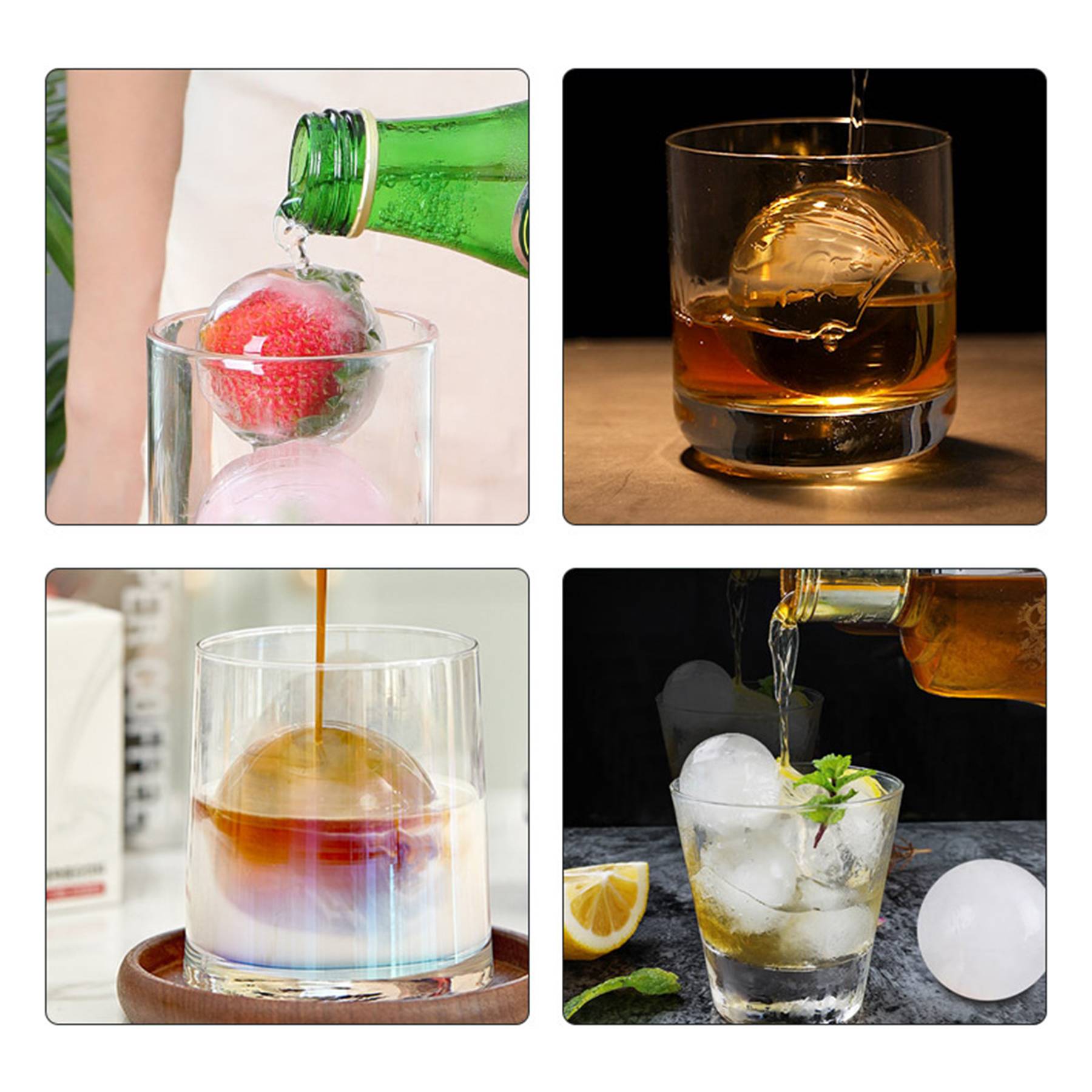 Silicone Round Ice Cube Tray 7