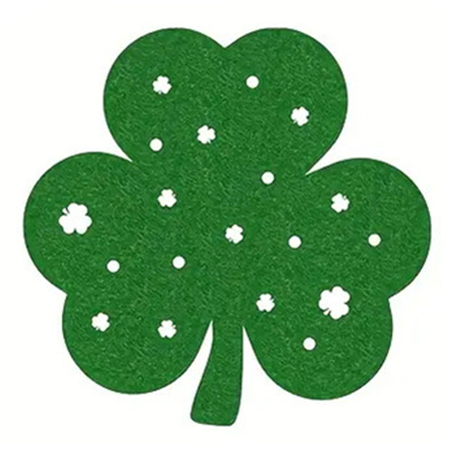 St. Patrick's Day Felt Shamrock Placemats 5