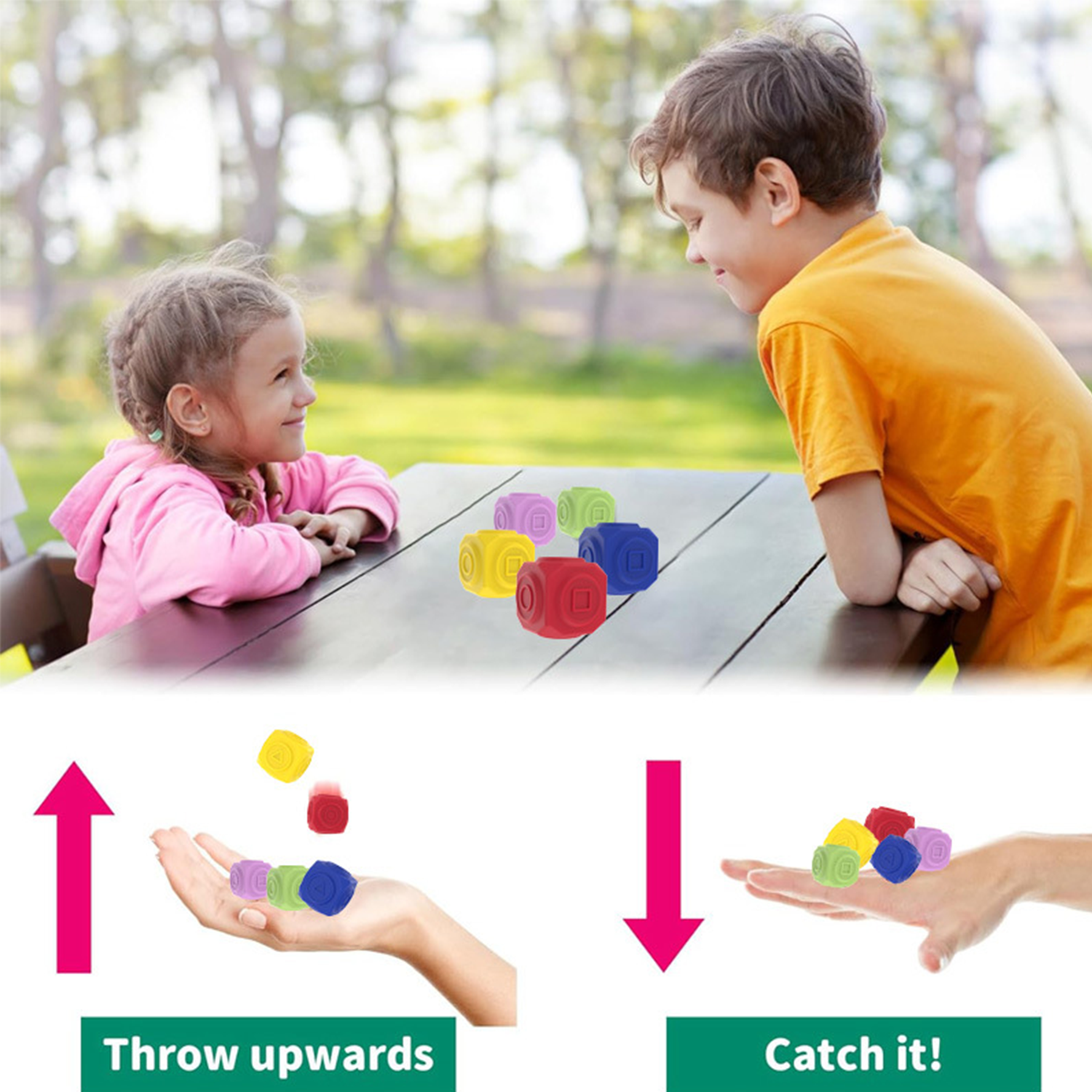 Traditional Korean Gonggi Stone Tossing Game Set 5