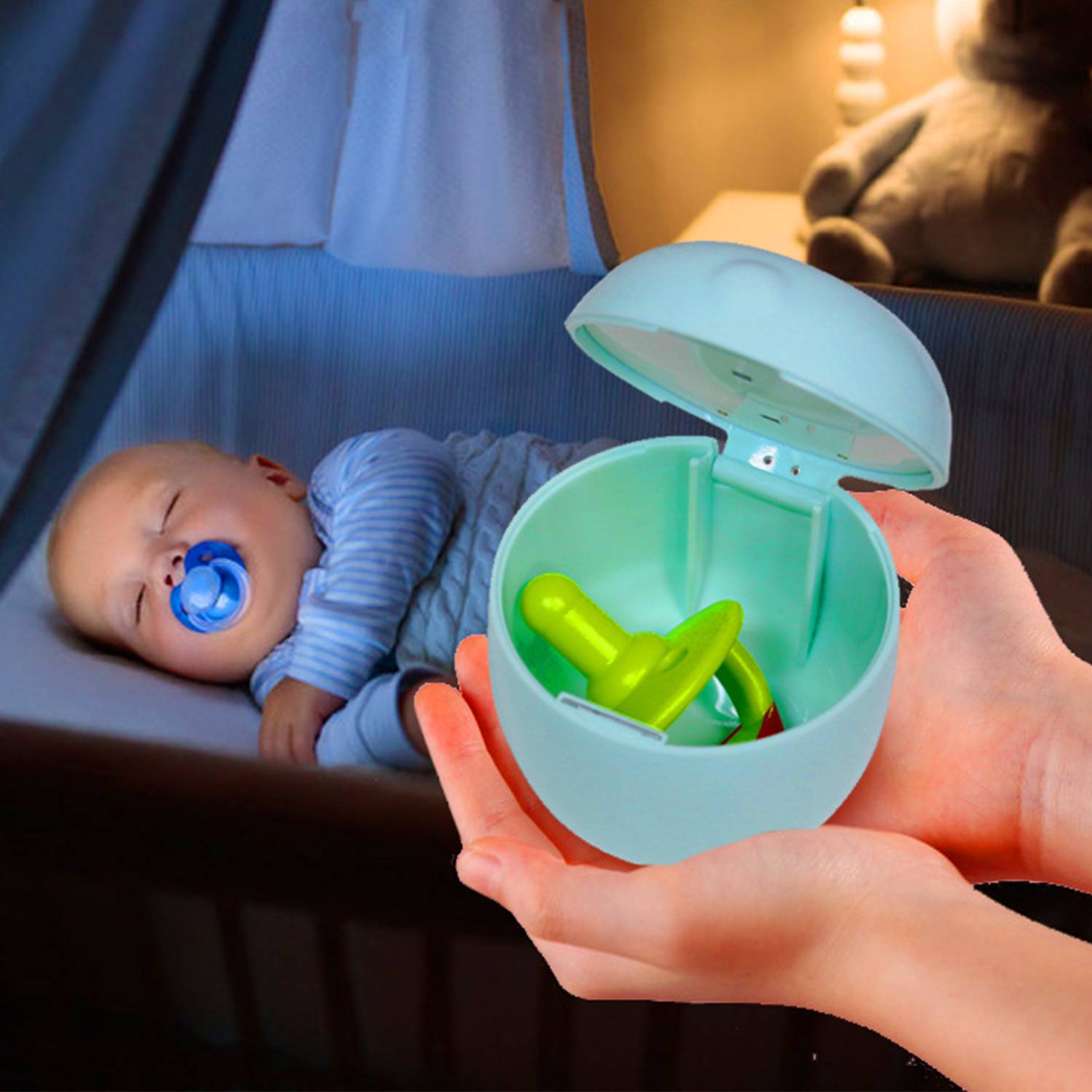 Portable UV Light Sterilizer Mini Sanitizer Box for Pacifier 7