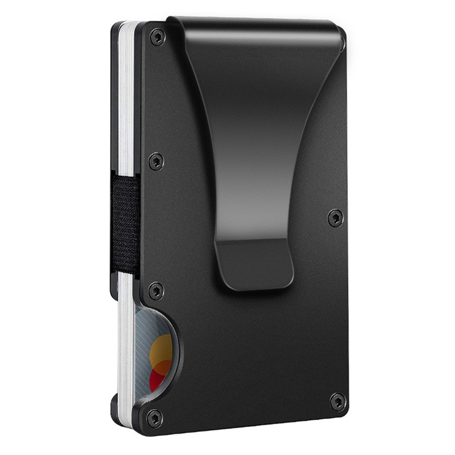 Slim Metal Wallet with Money clip 6