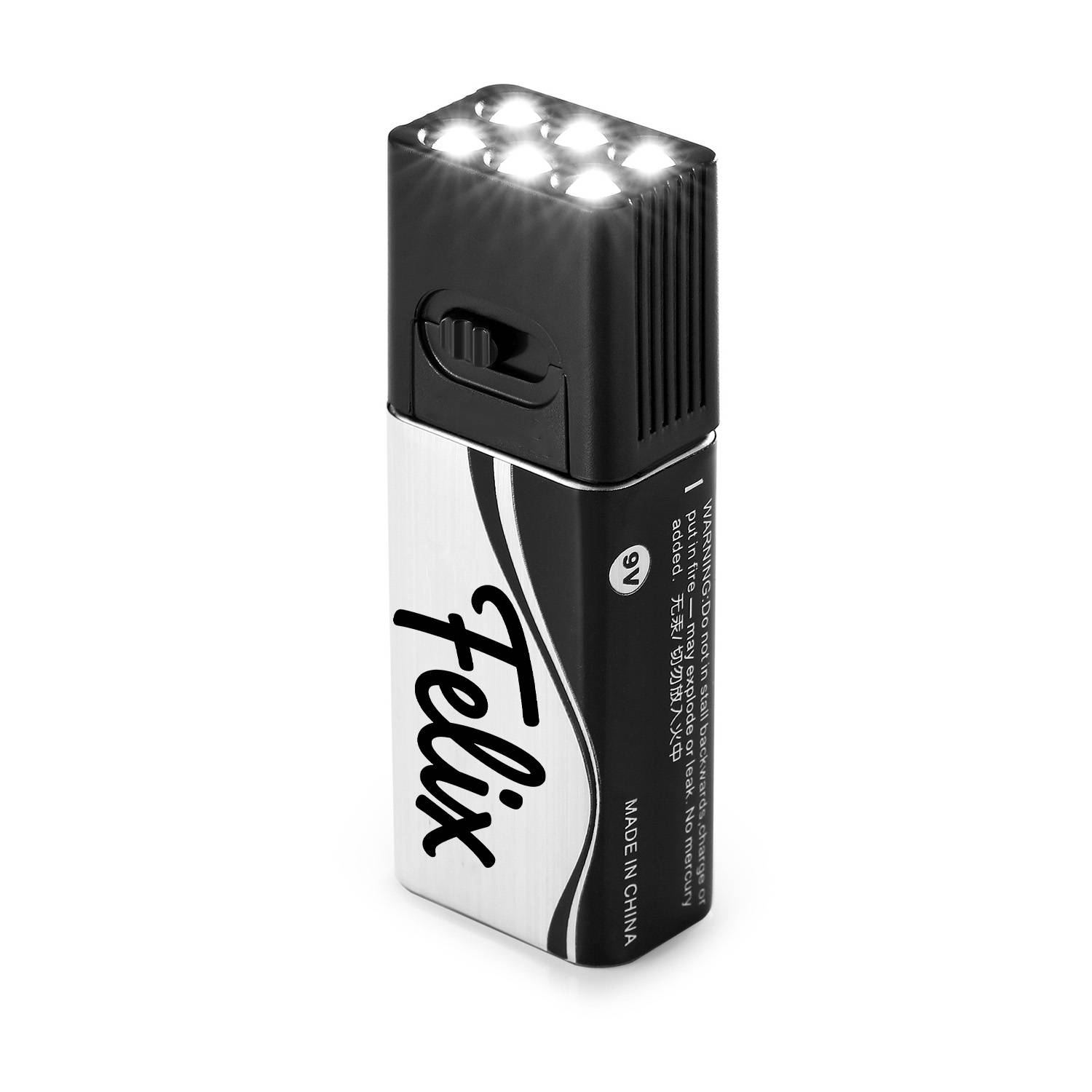 9V LED Flashlight – Ultra Bright Torch for Camping Use
