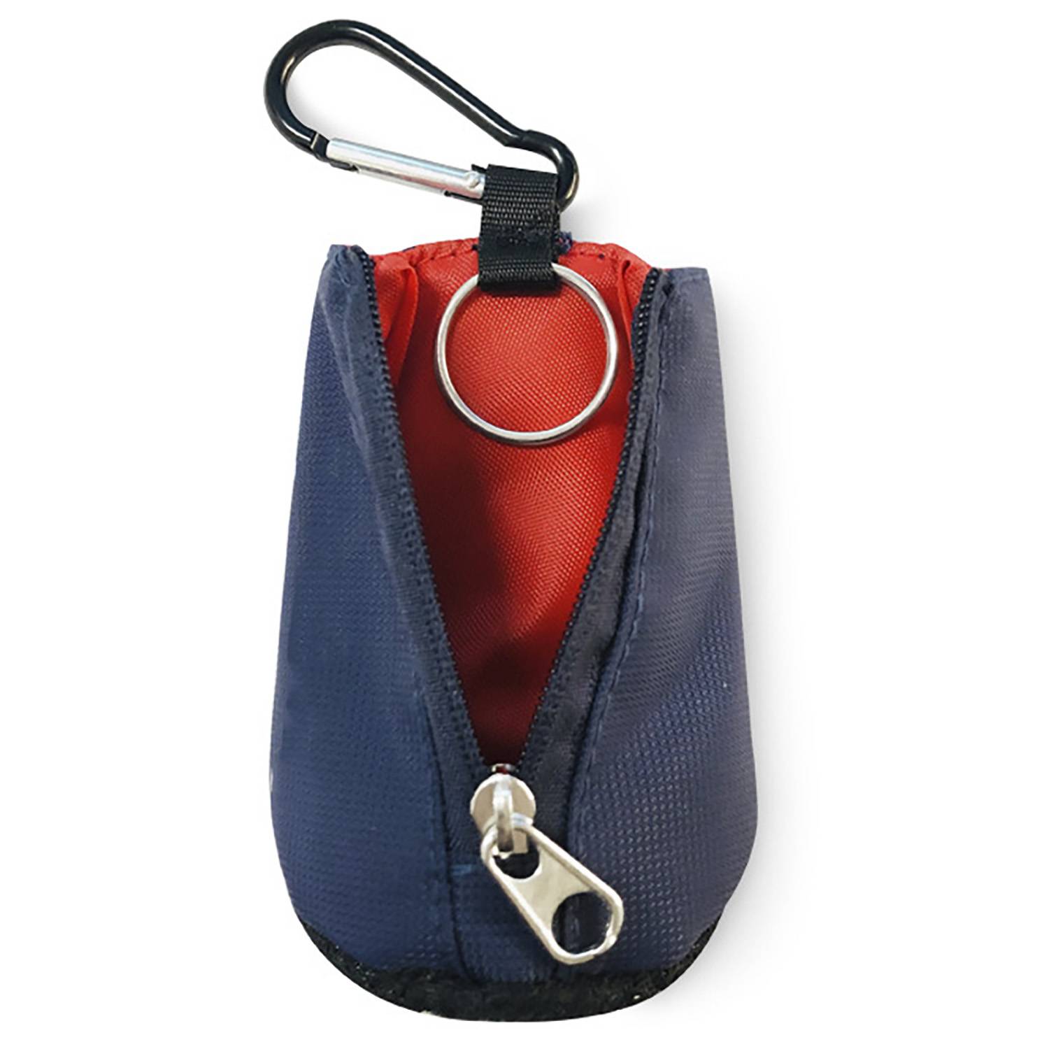 Mini Polyester Golf Ball Pouch w/ Carabiner 7