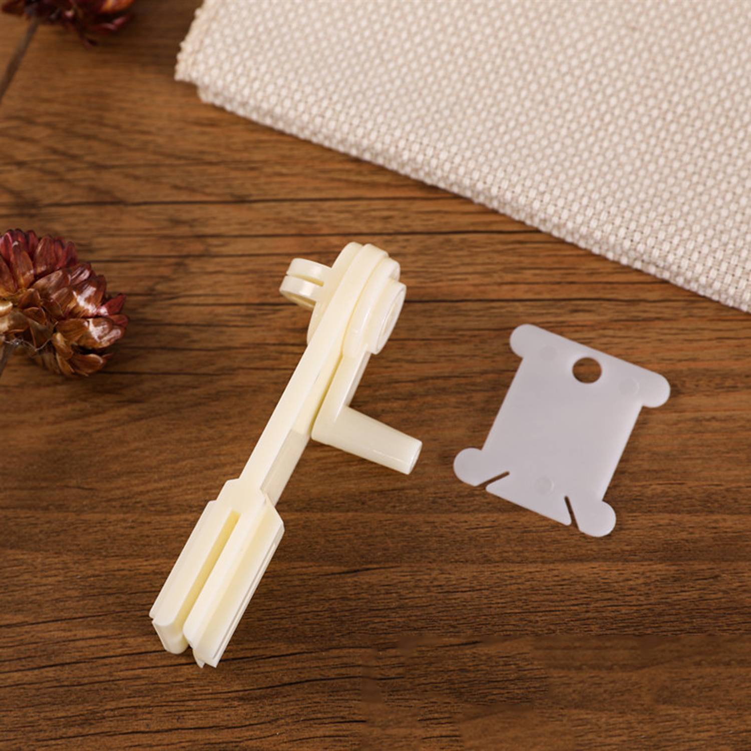 Plastic Floss Bobbin Cards Embroidery Thread Organizer 12