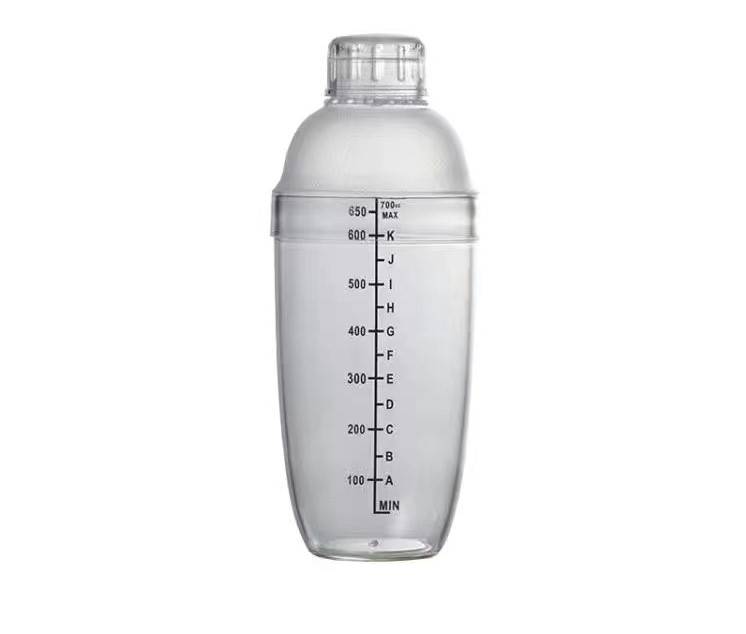 Plastic Cocktail Shaker Bottle With Graduated 3