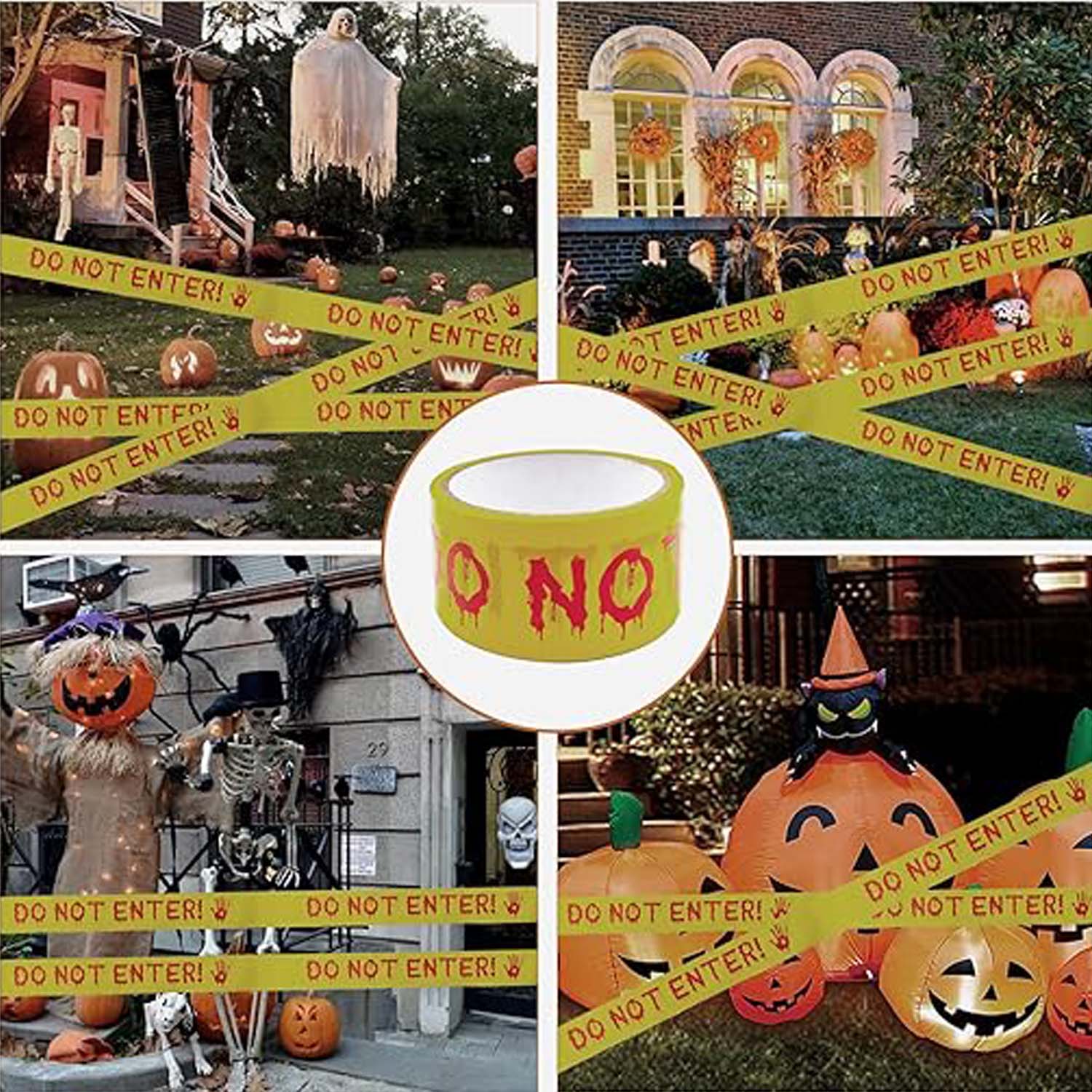 Halloween Decorations Caution Tape 4
