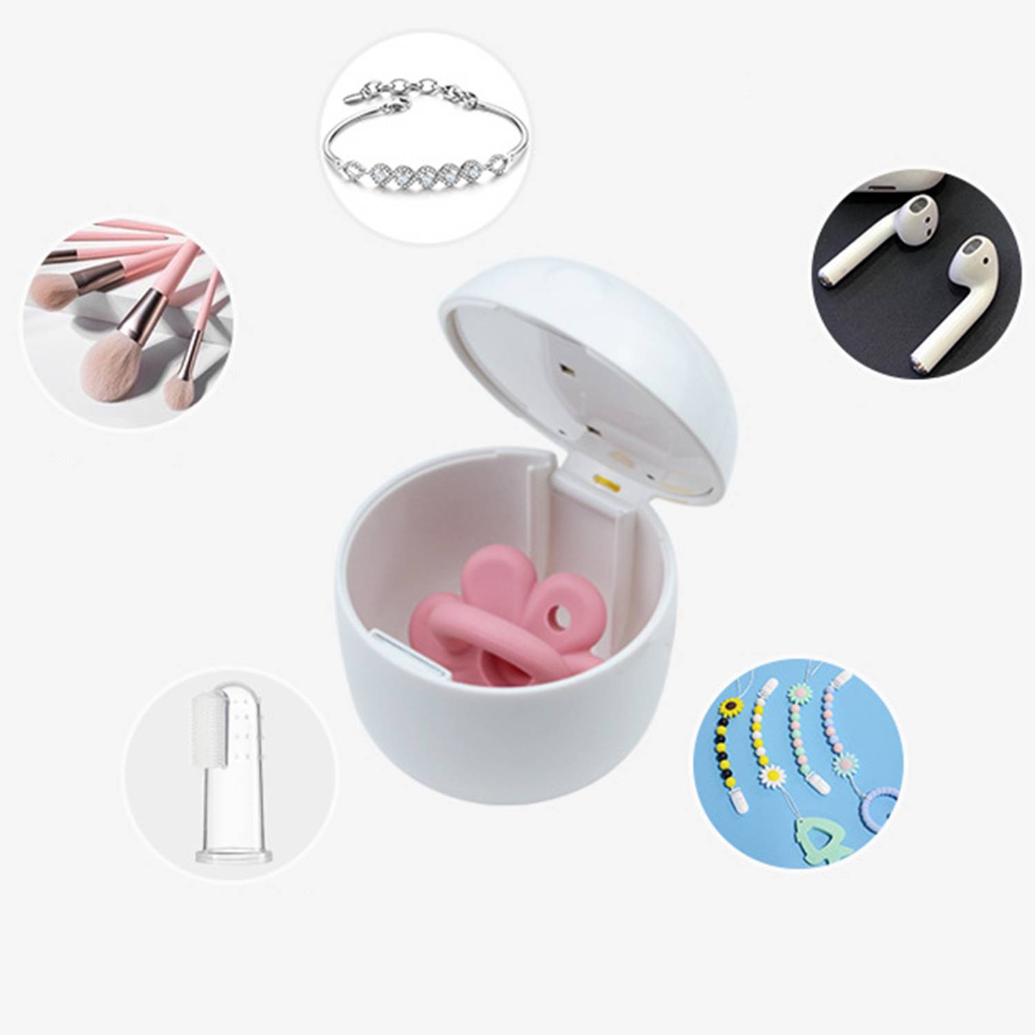Portable UV Light Sterilizer Mini Sanitizer Box for Pacifier 6