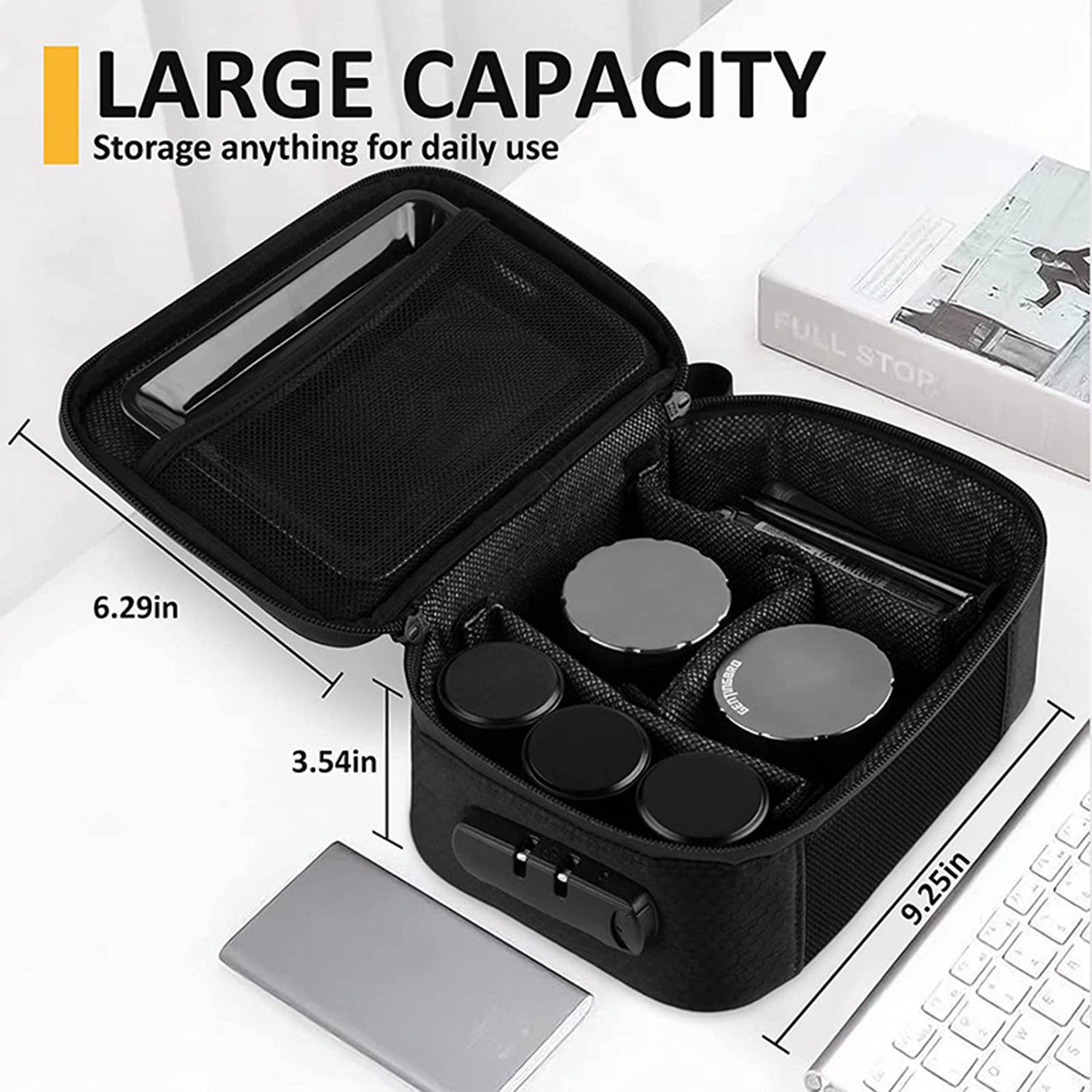 Nylon Portable travel odor-proof storage bag 6