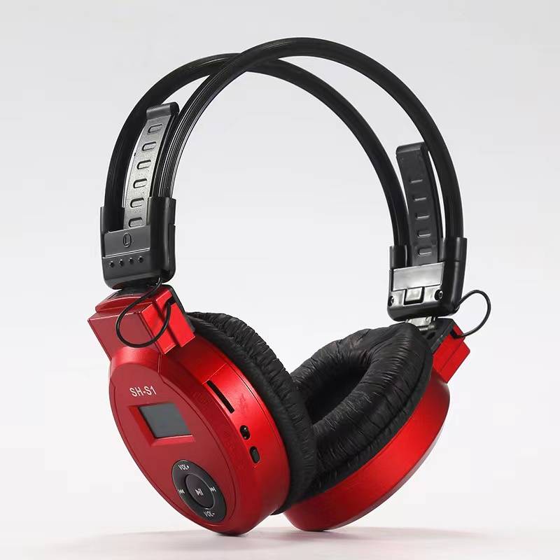 Sports folding radio headphones MP3 player 4