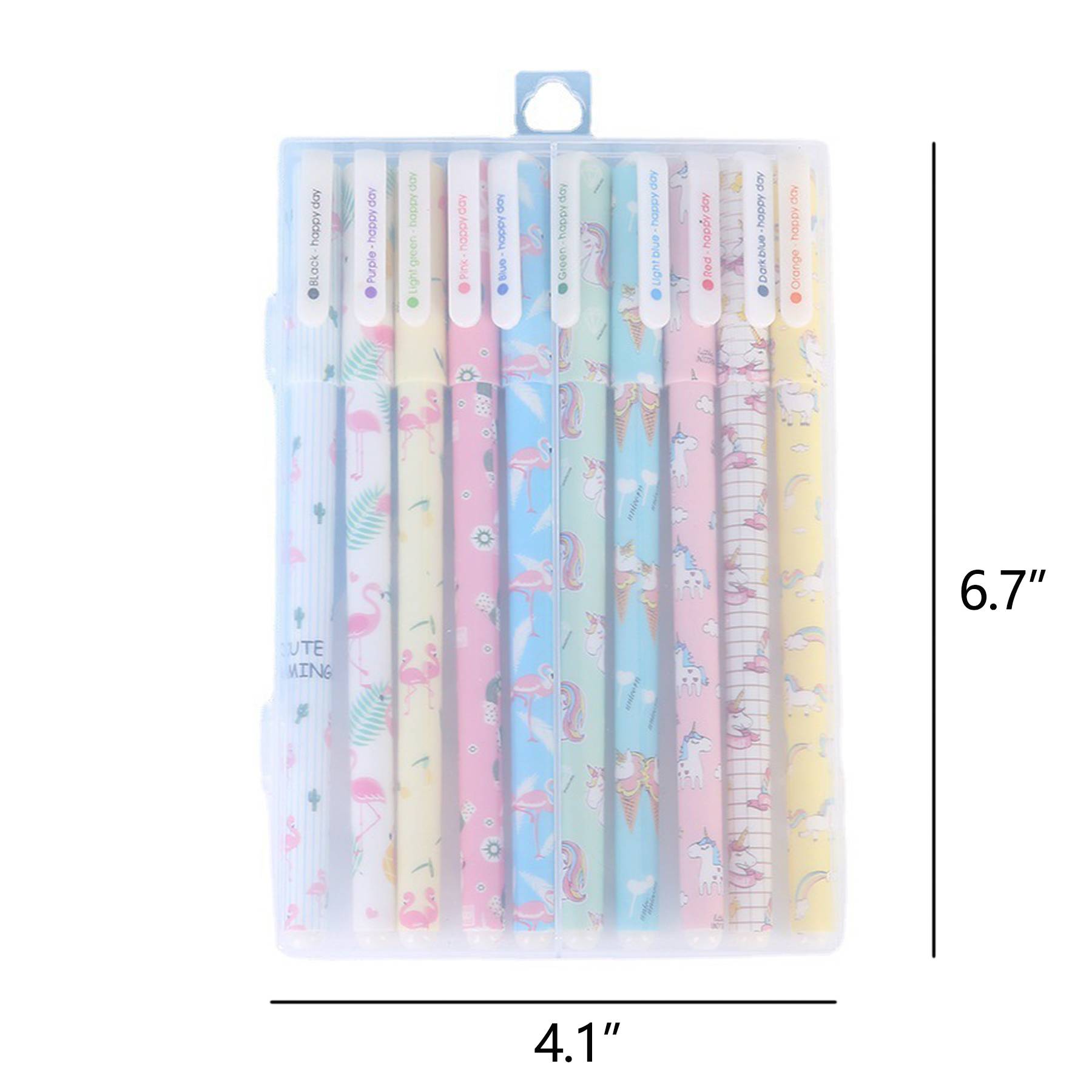 Creative cute little fresh gel pens 10 sets 7