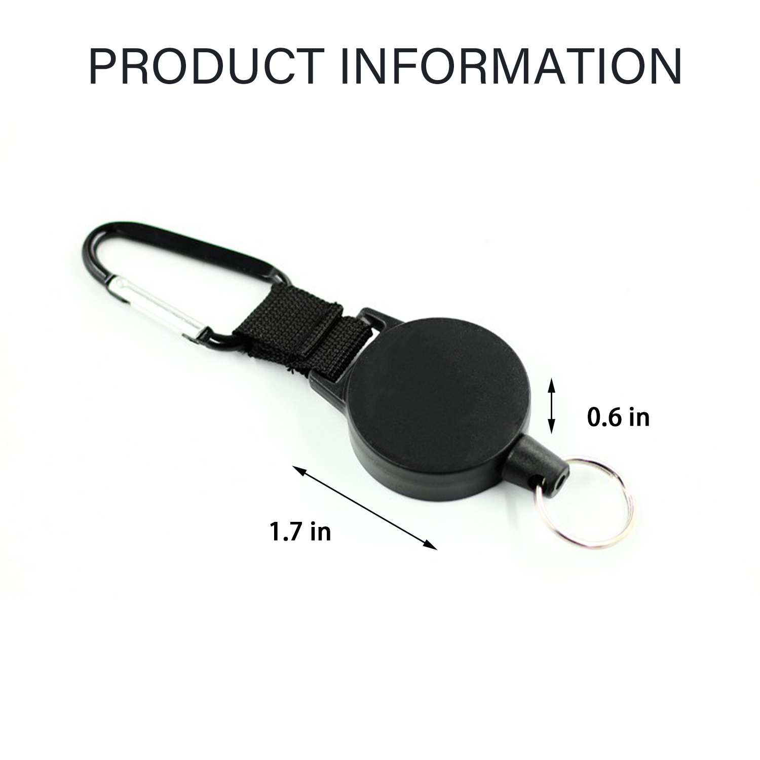 High elastic webbing anti-theft telescopic clip 2
