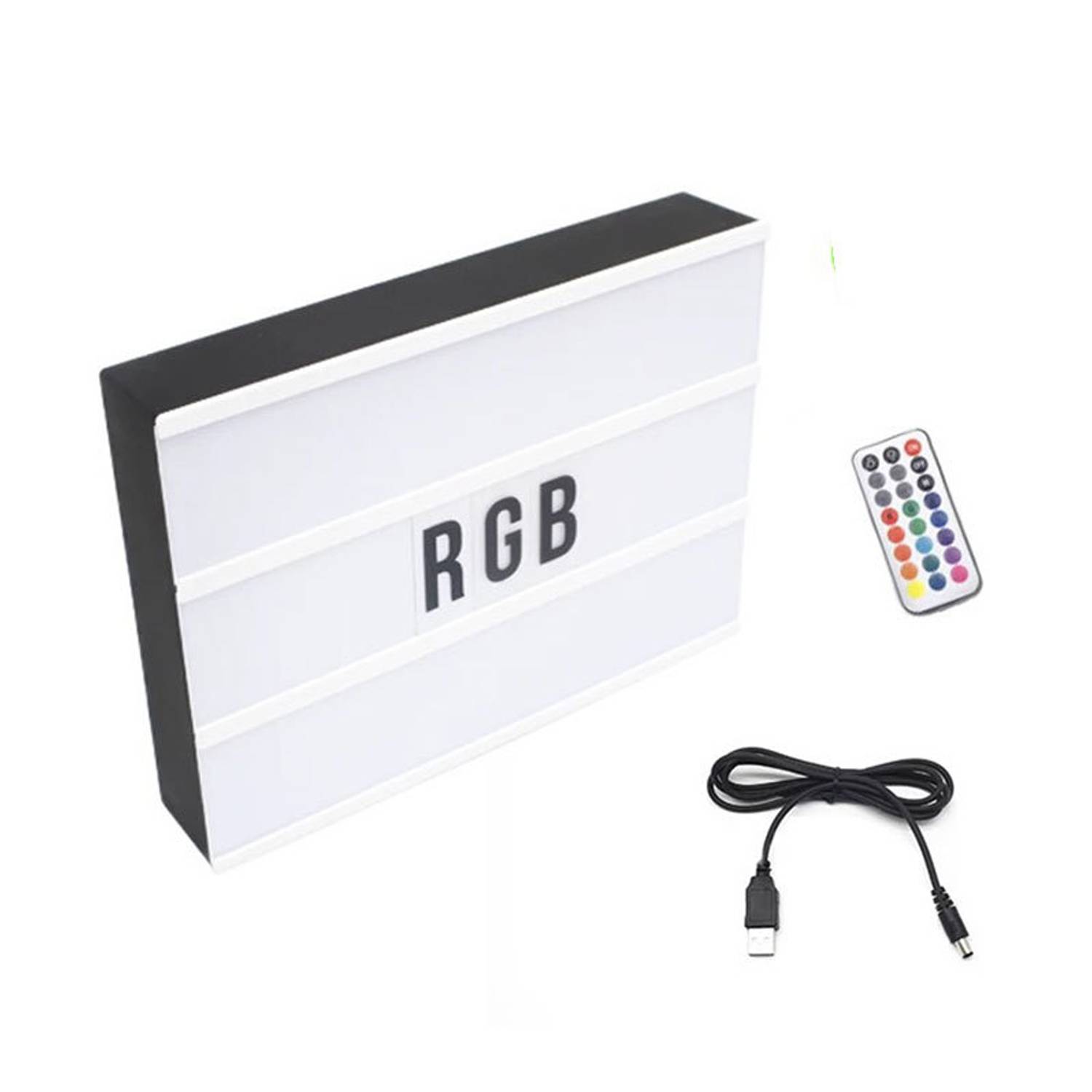 LED Light Box with 96 Letters & Numbers 4