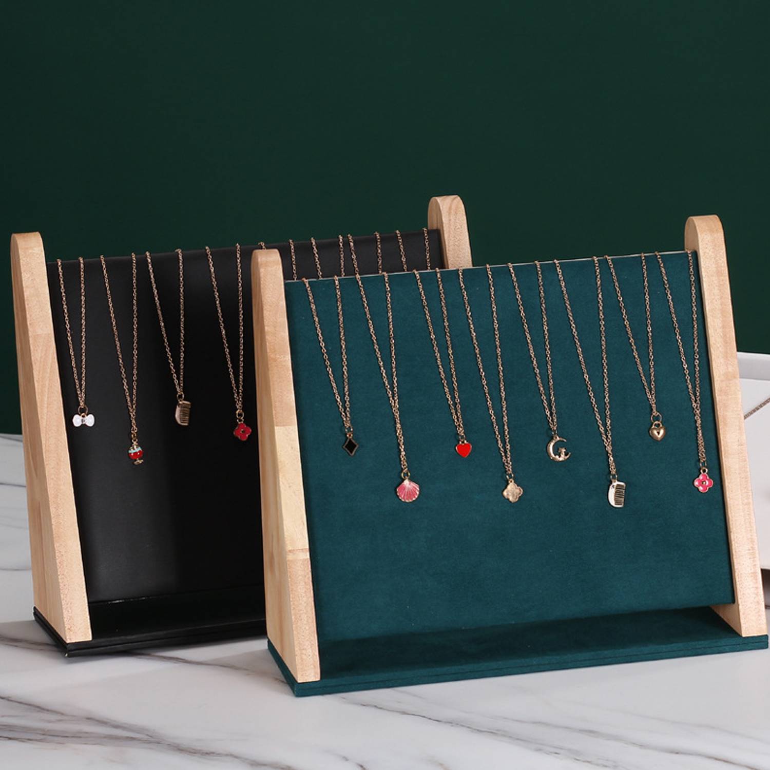 Wooden necklace & bracelet Jewelry holder 3