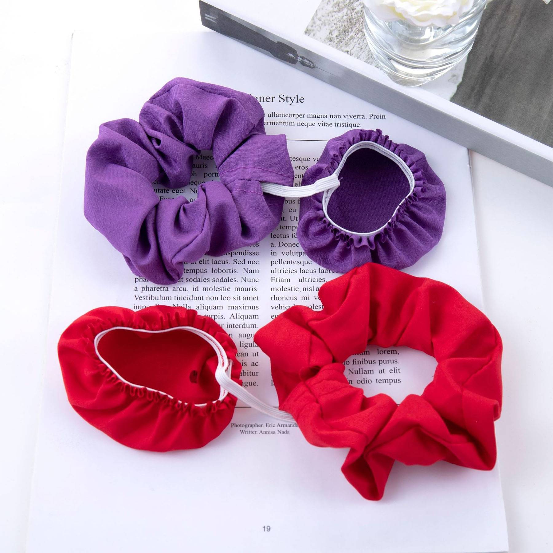 Polyester Anti-Drug Cup Holder Hair Rings 8