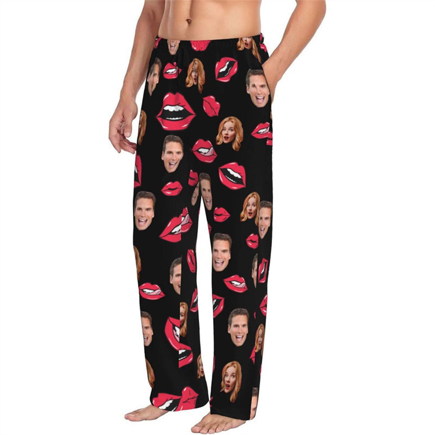 Custom Soft Polyester Pajama Pants w/ Pockets 18