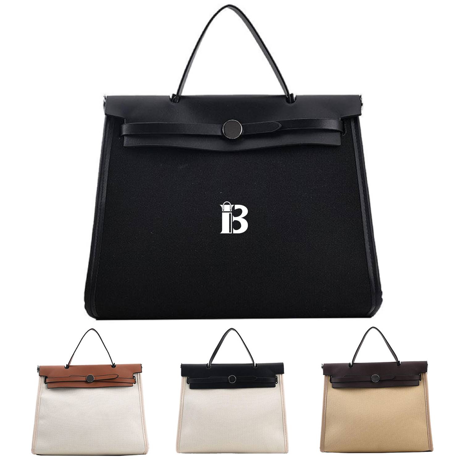 Canvas Messenger Tote Bag For Women